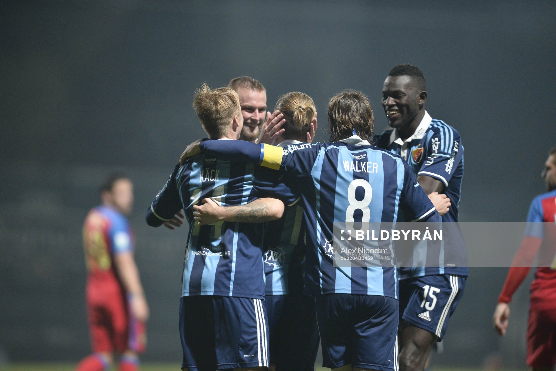 Djurgårdens Daniel Berntsen jublar