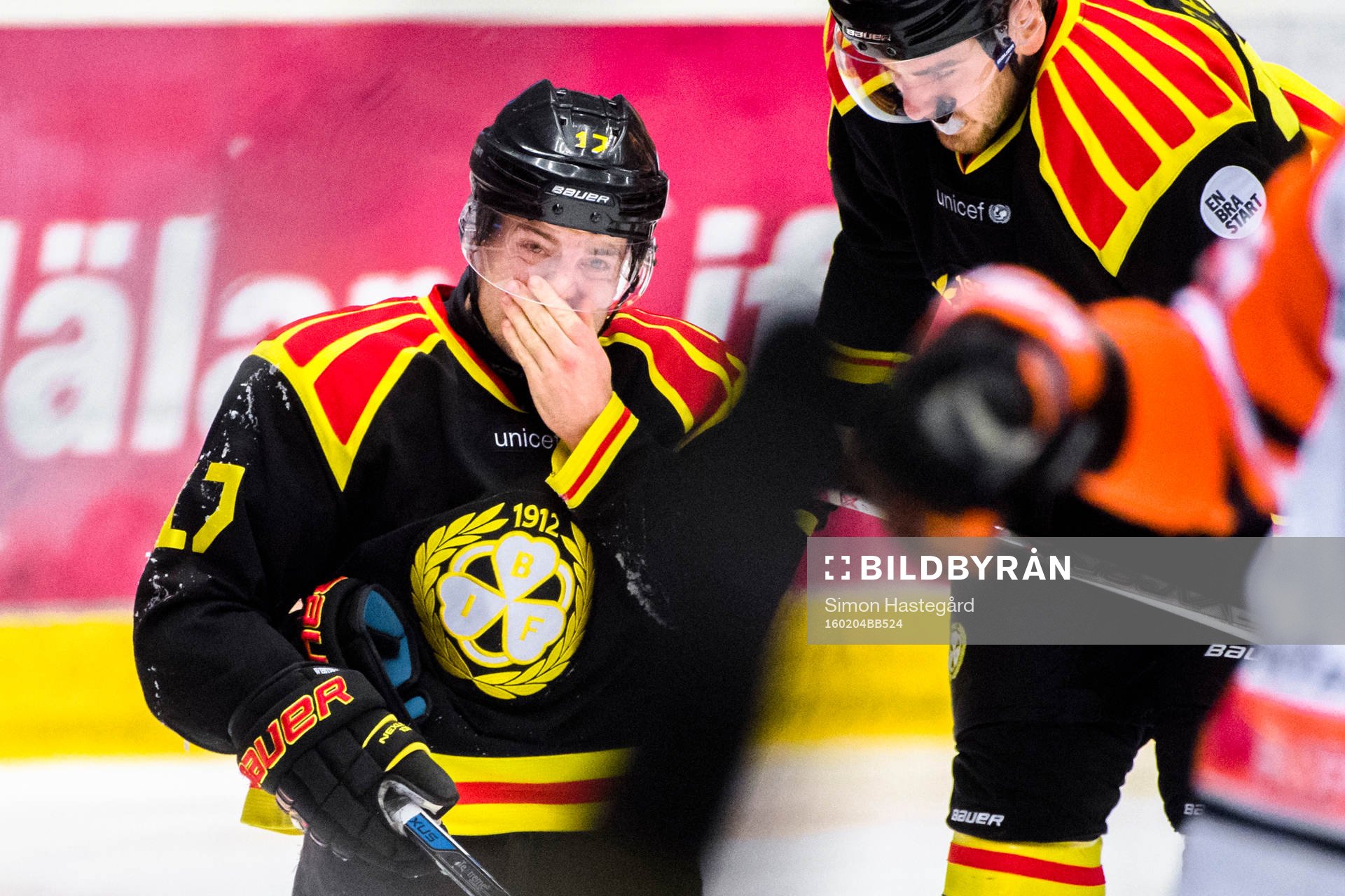 Brynäs Pathrik Westerholm och Lukas Kilström