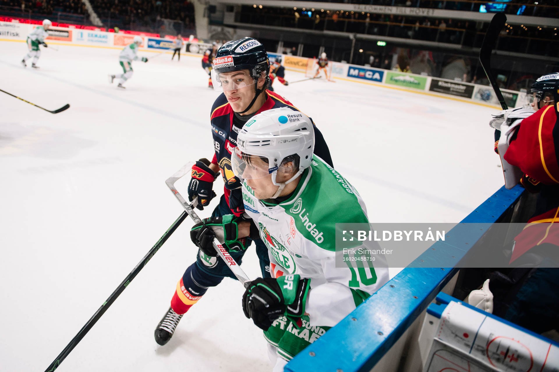 Rögles Viktor Lindgren och Djurgårdens Andreas Englund