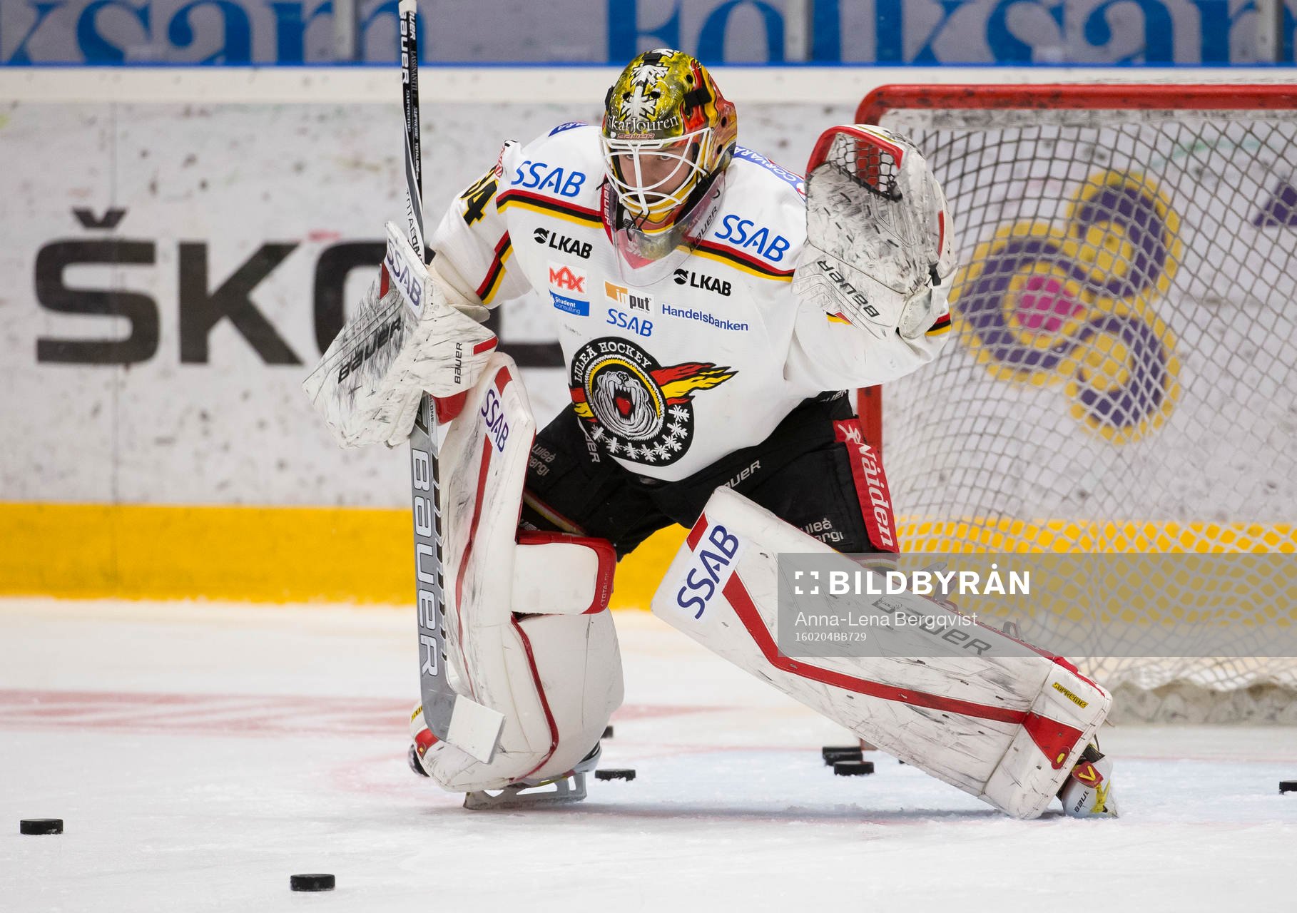 Luleås målvakt Daniel Larsson