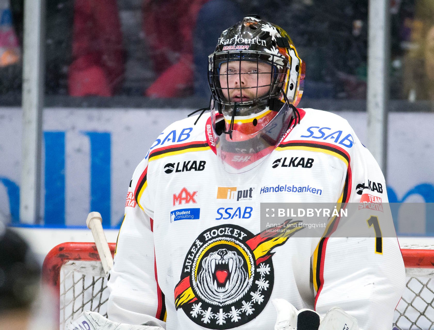 Luleås målvakt Daniel Larsson