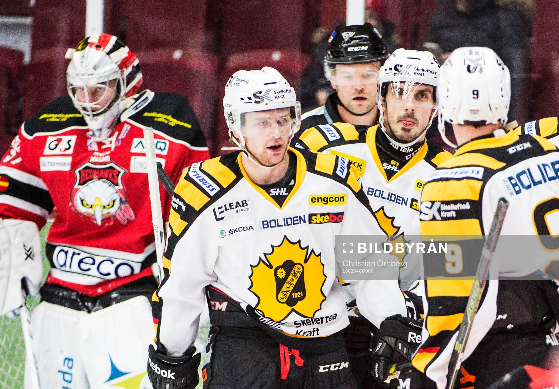 Skellefteås Sebastian Olsson, Fredrik Lindgren och Patrik