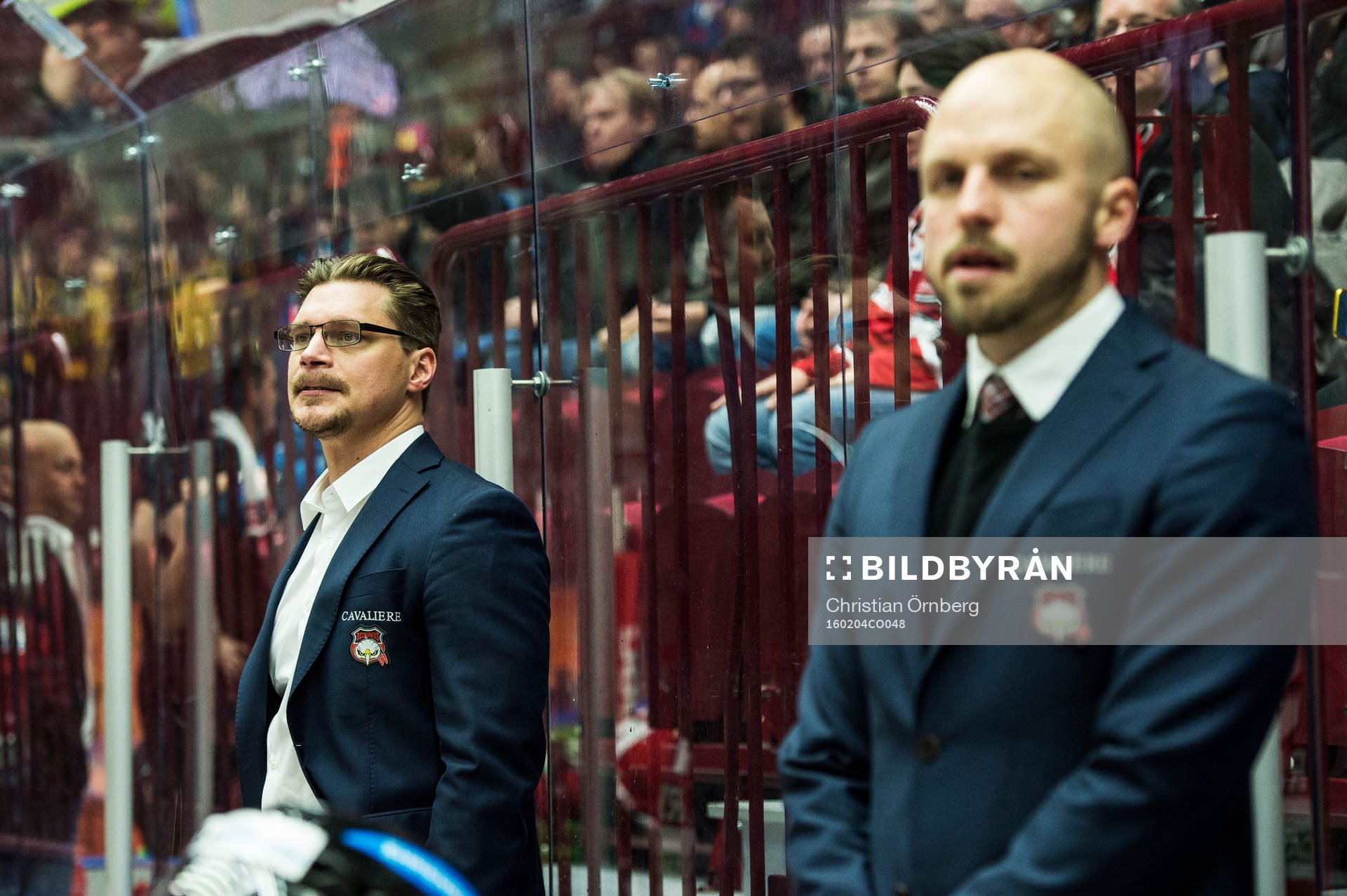 Malmö Redhawks tränare Björn Hellkvist och assisterande