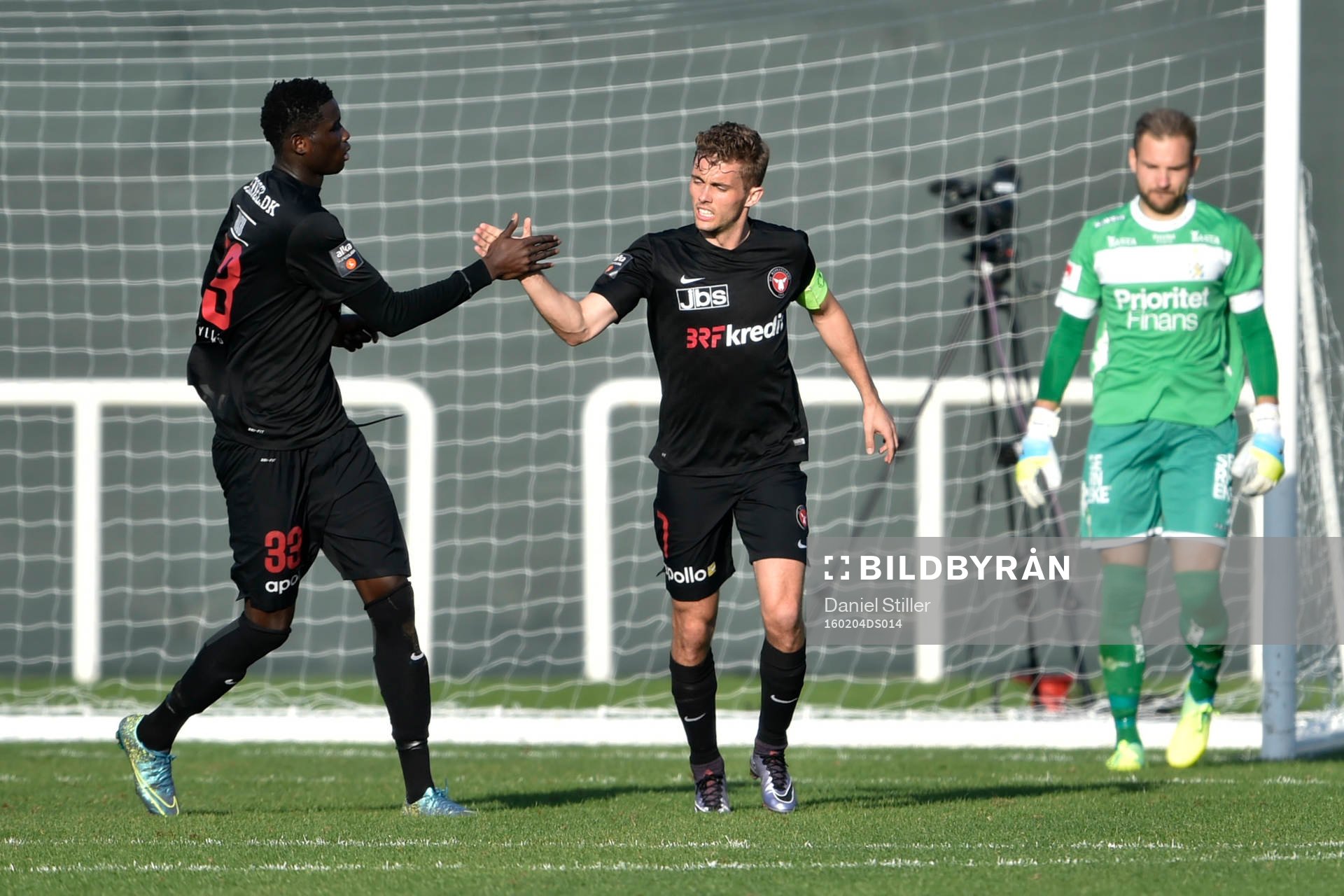 Midtjyllands Jakob Poulsen jublar
