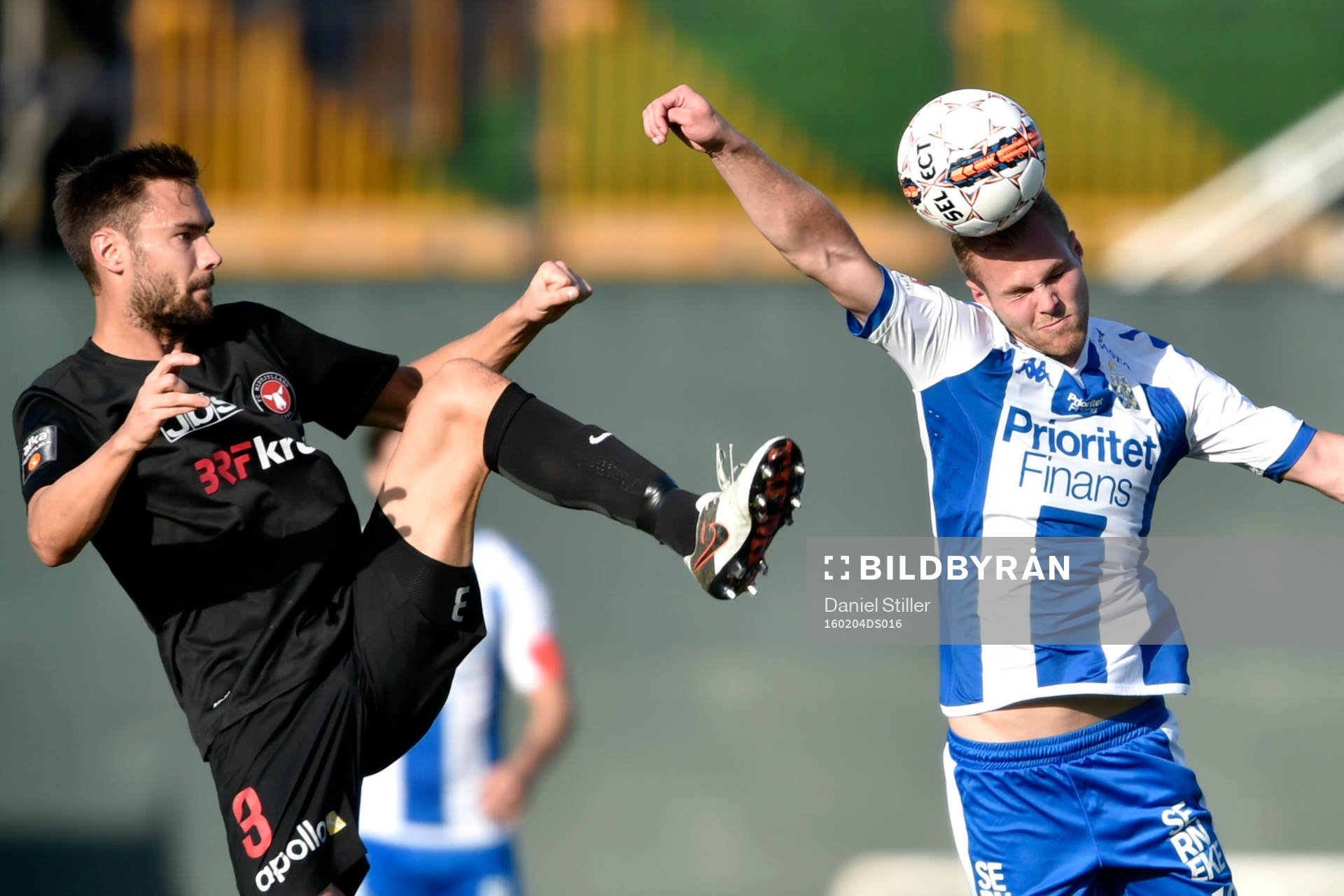 Midtjyllands Tim Sparv och IFK Göteborgs Gustav Engvall