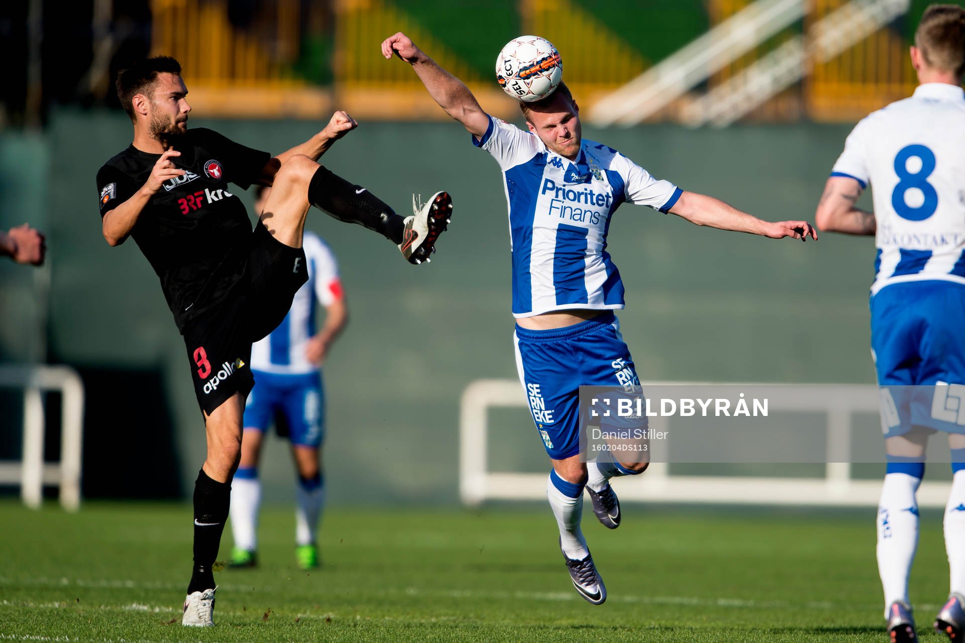 Midtjyllands Tim Sparv och IFK Göteborgs Gustav Engvall