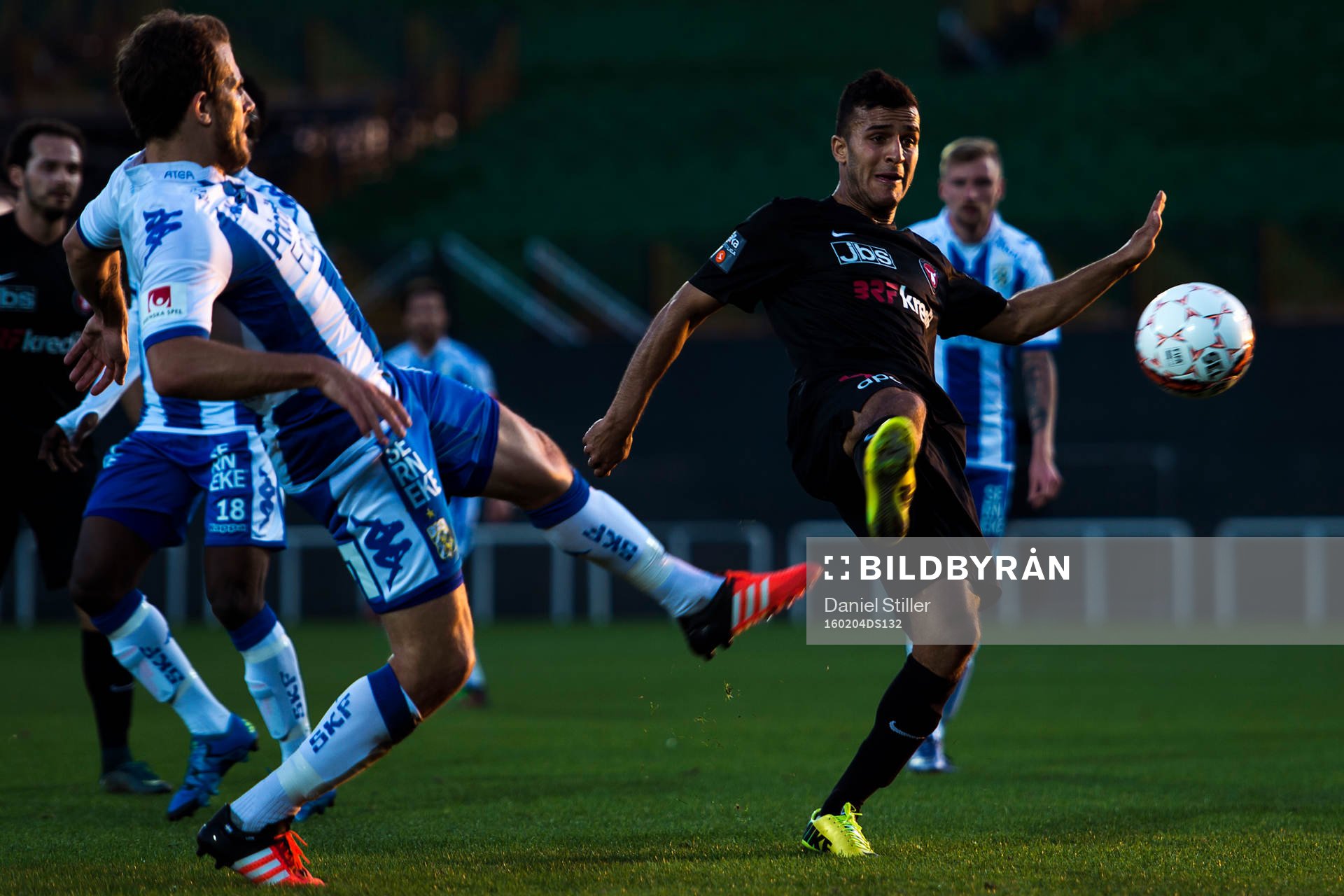 IFK Göteborgs Tobias Hysén och Midtjyllands Harmeet Sing