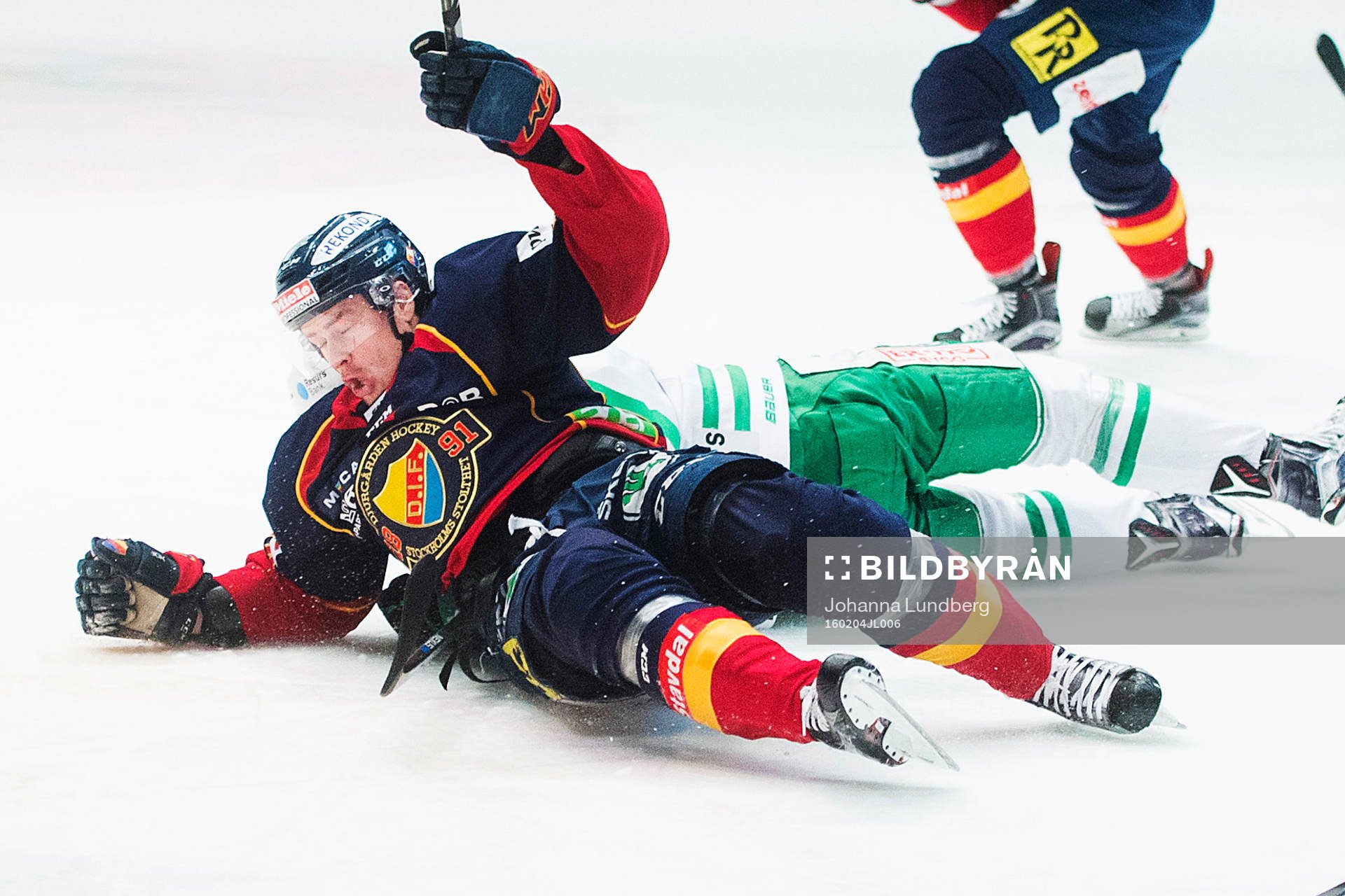 Djurgårdens Daniel Brodin fälls