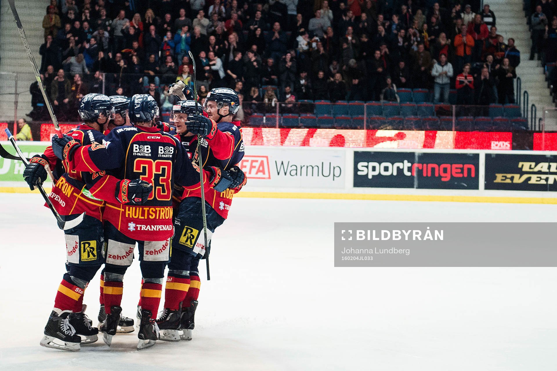 Djurgårdens spelare jublar