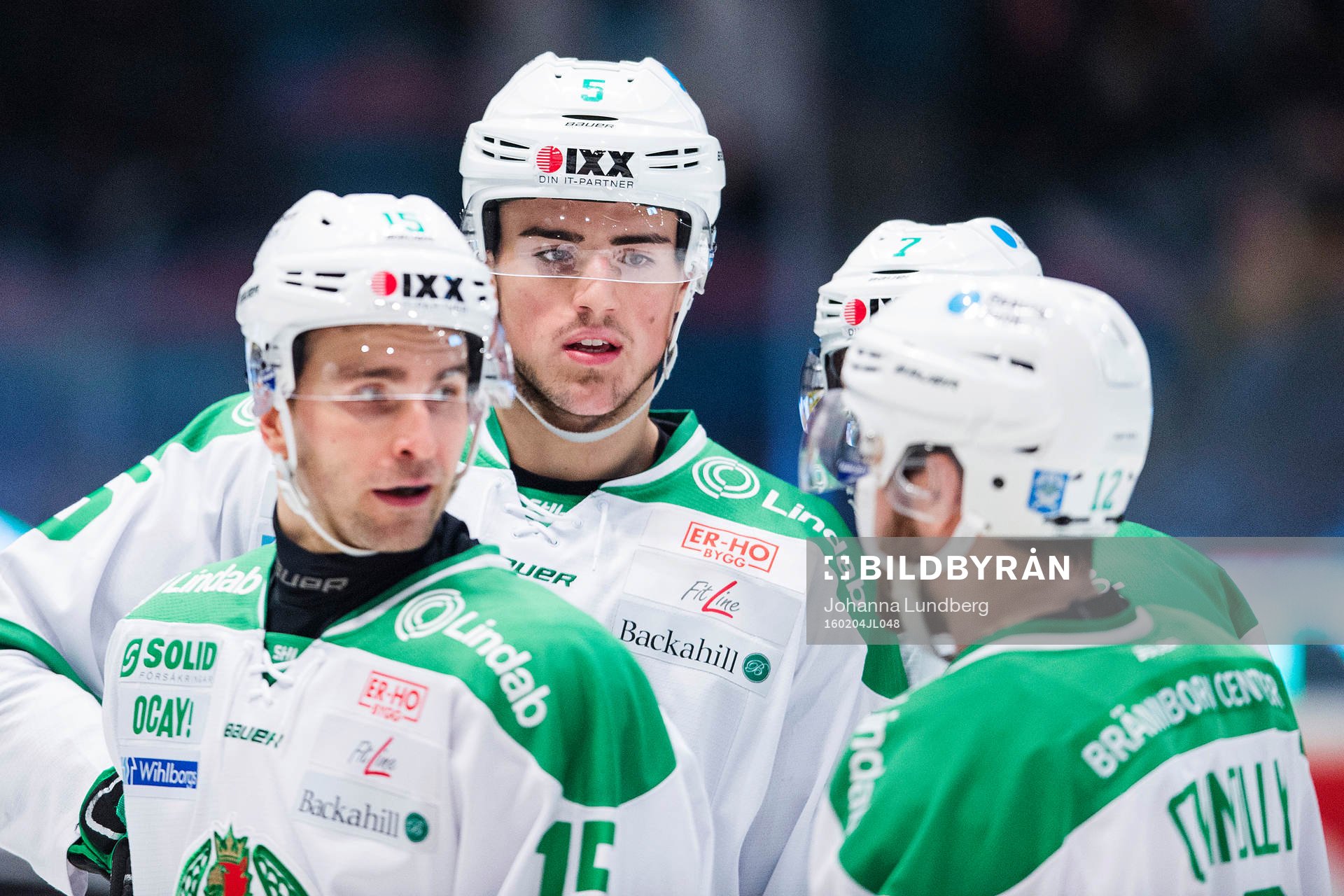 Rögles Dominik Granak och Alen Bibic pratar ihop sig