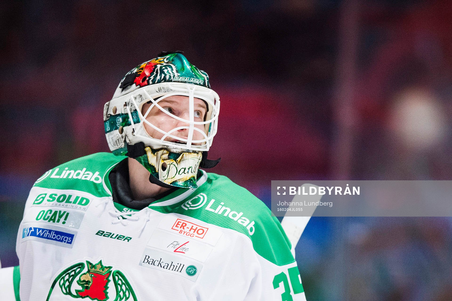 Rögles målvakt Oscar Dansk