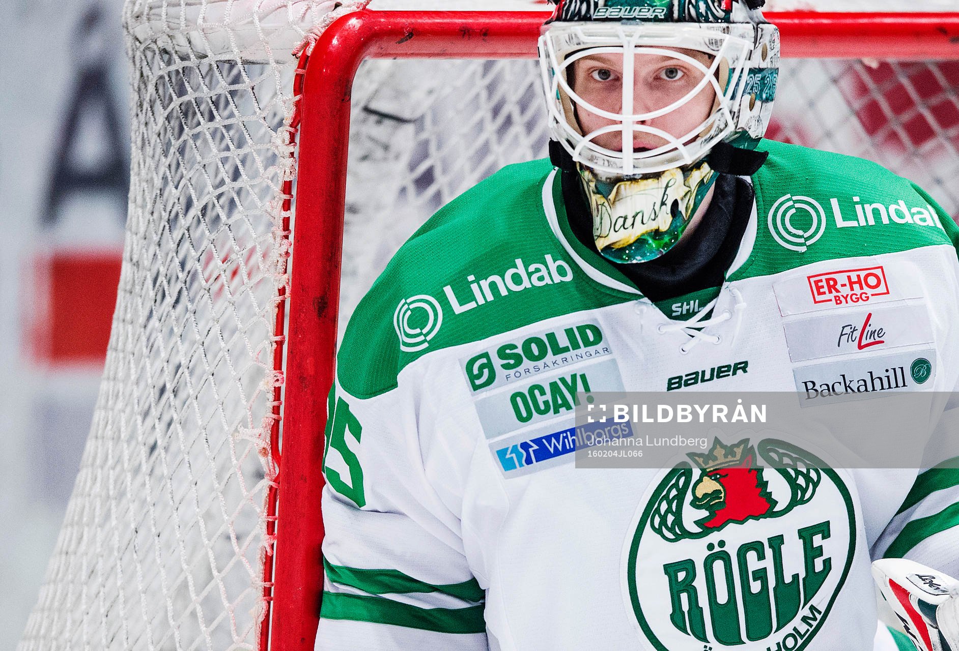 Rögles målvakt Oscar Dansk