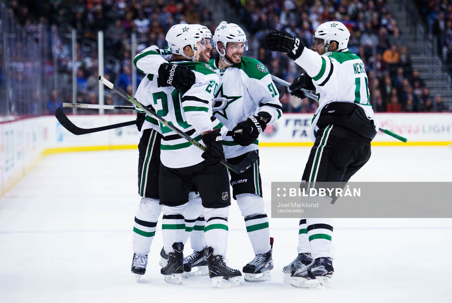 Dallas Cody Eakin, Jason Demers, Tyler Seguin och Patrik