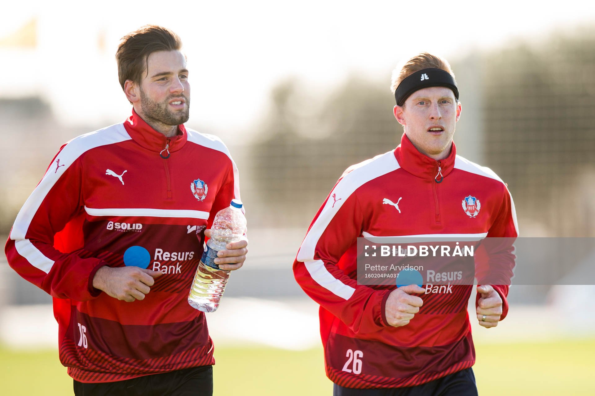 Helsingborgs Mikael Dahlberg och Peter Larsson