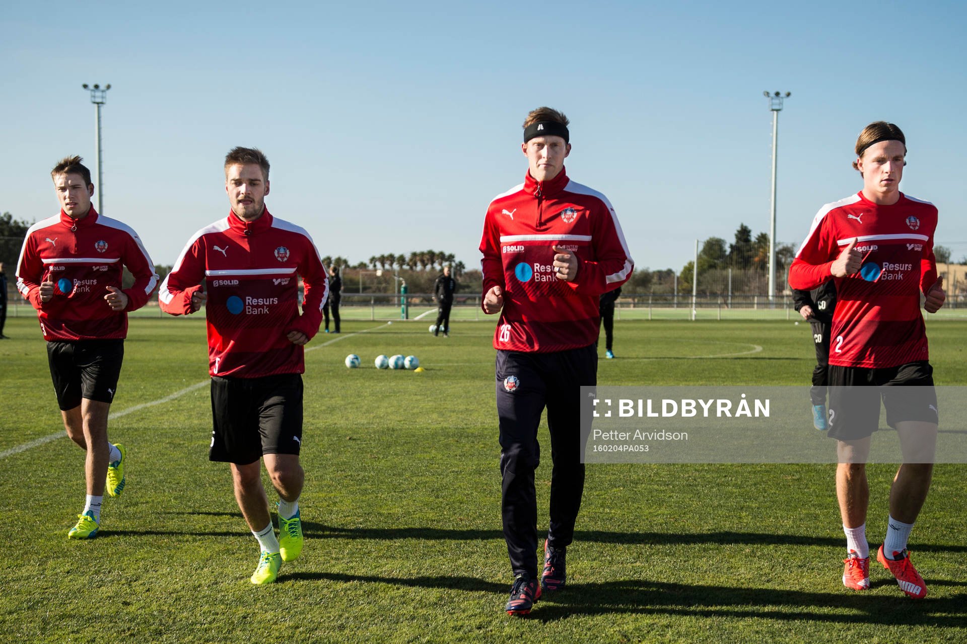 Helsingborgs Frederik Helstrup, Johan Mårtensson, Peter