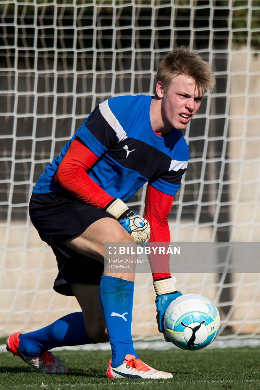 Halmstads målvakt Isak Pettersson
