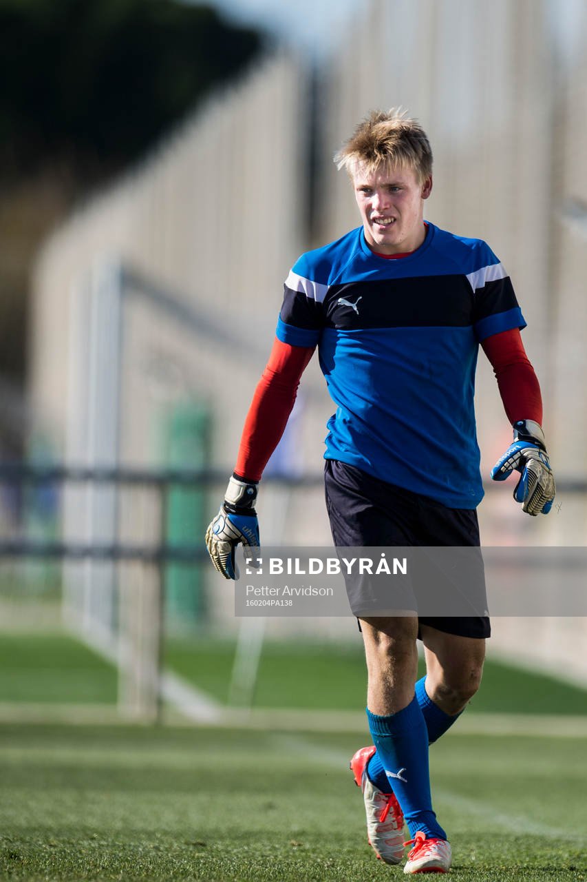 Halmstads målvakt Isak Pettersson