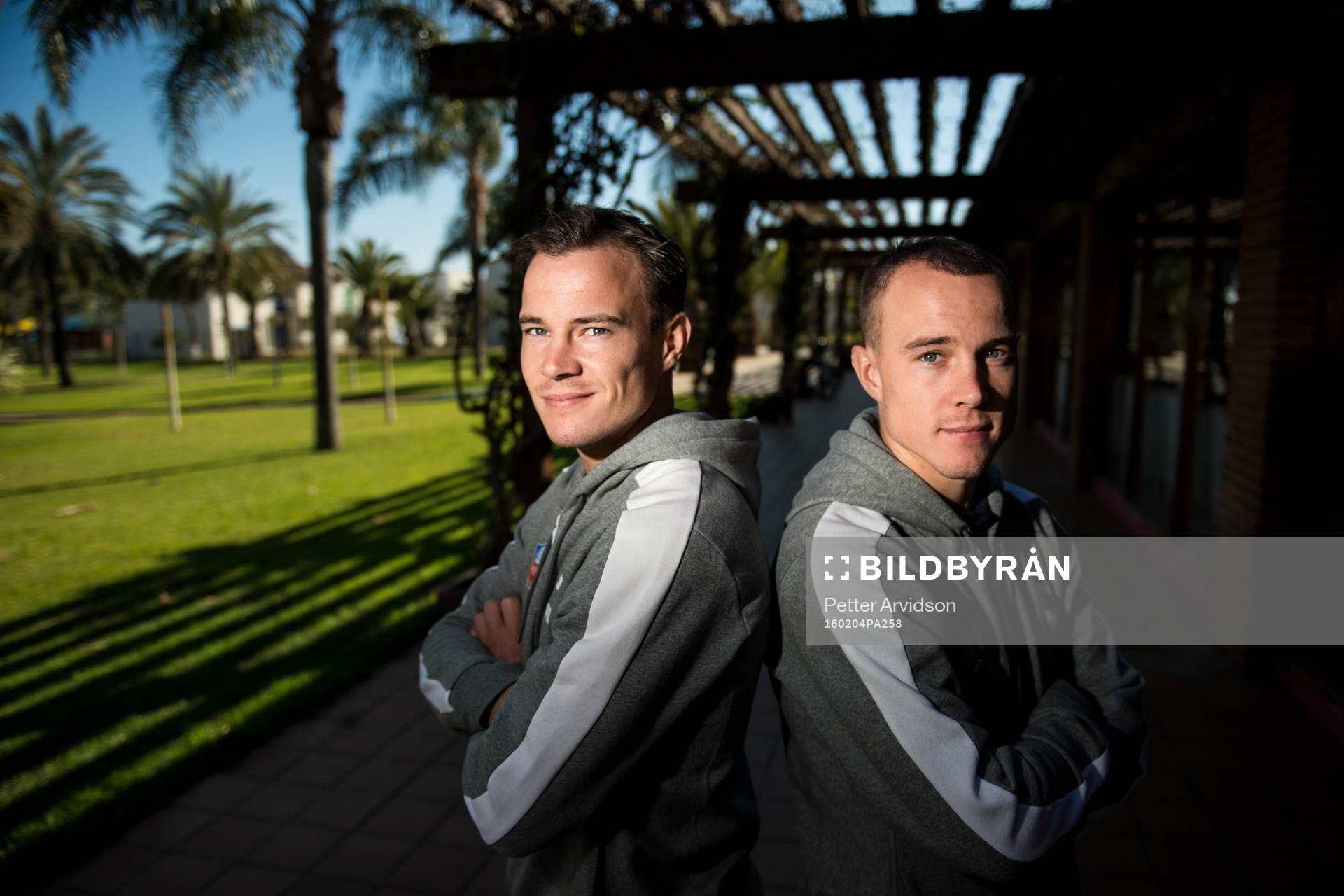 Helsingborgs Anton Wede och Calle Wede