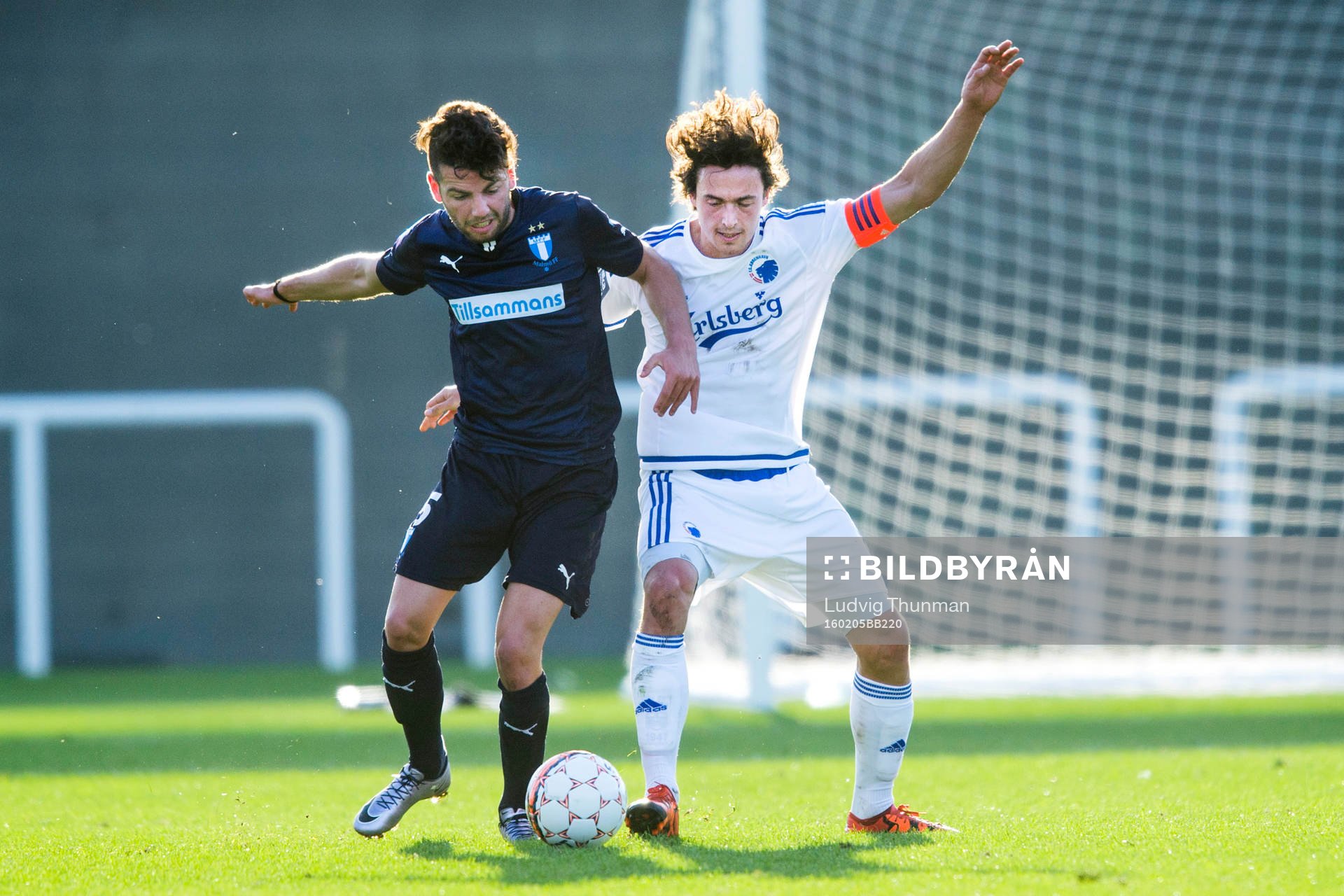 Malmö FFs Erdal Rakip och FC Köpenhamns Thomas Delaney