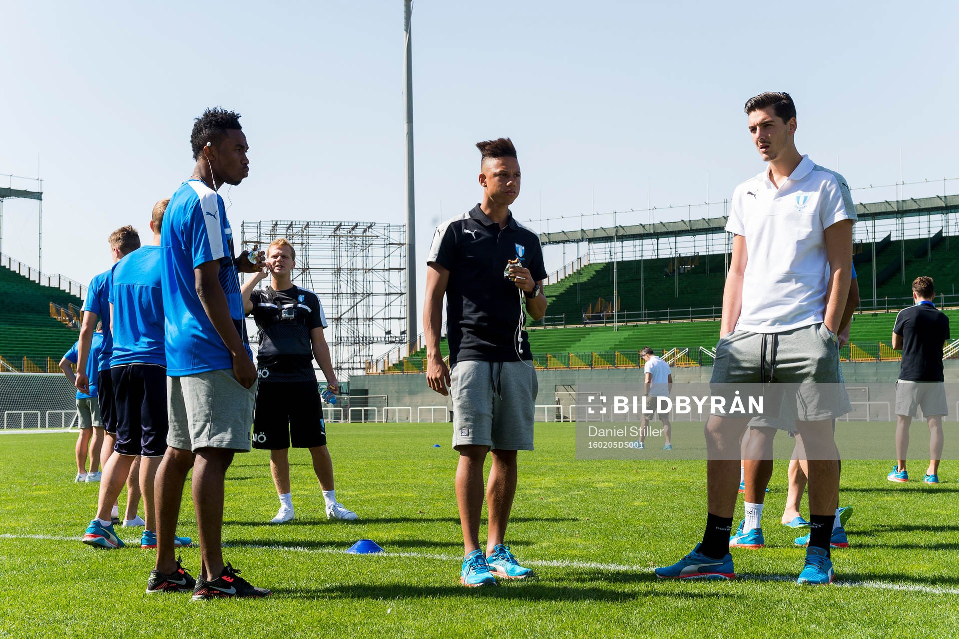 Samuel Teteh, Tobias Sana och Marko Johansson
