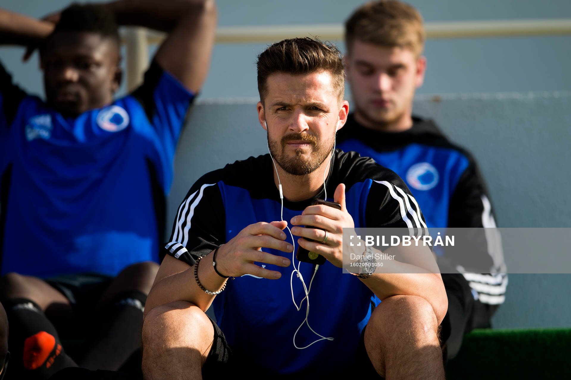 FC Köpenhamns Per Nilsson under försäsongsmatchen mellan FC Köpenhamn och Malmö FF den 5 februari 2016 i Dubai.