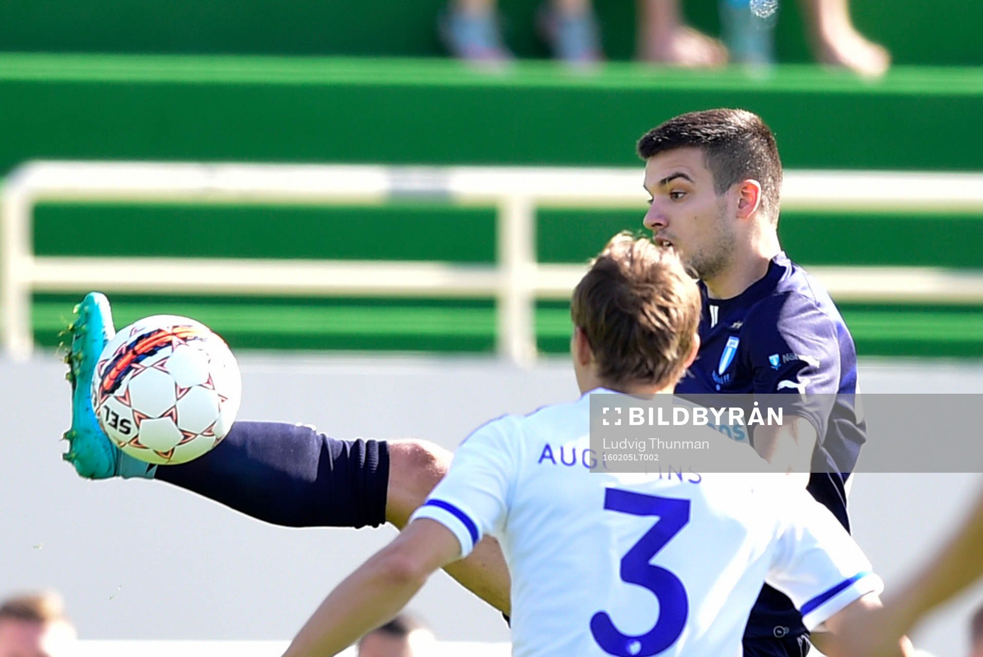Malmö FFs Vladimir Rodic och FC Köpenhamns Ludwig