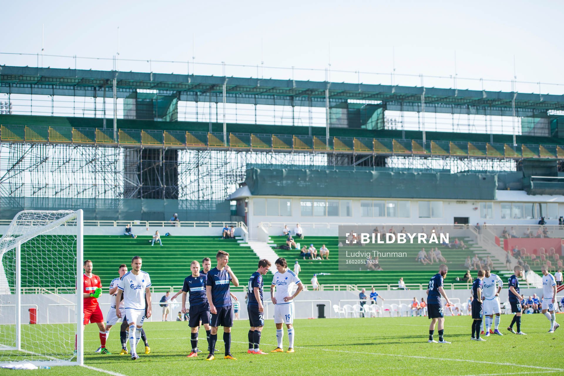 Översiktsbild över The Sevens när spel pågår i