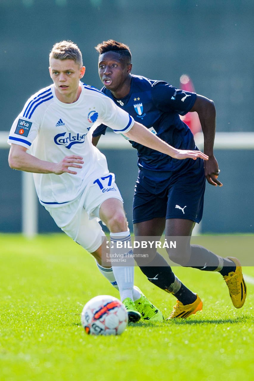FC Köpenhamns Kasper Kusk och Malmö FFs Pa Konate