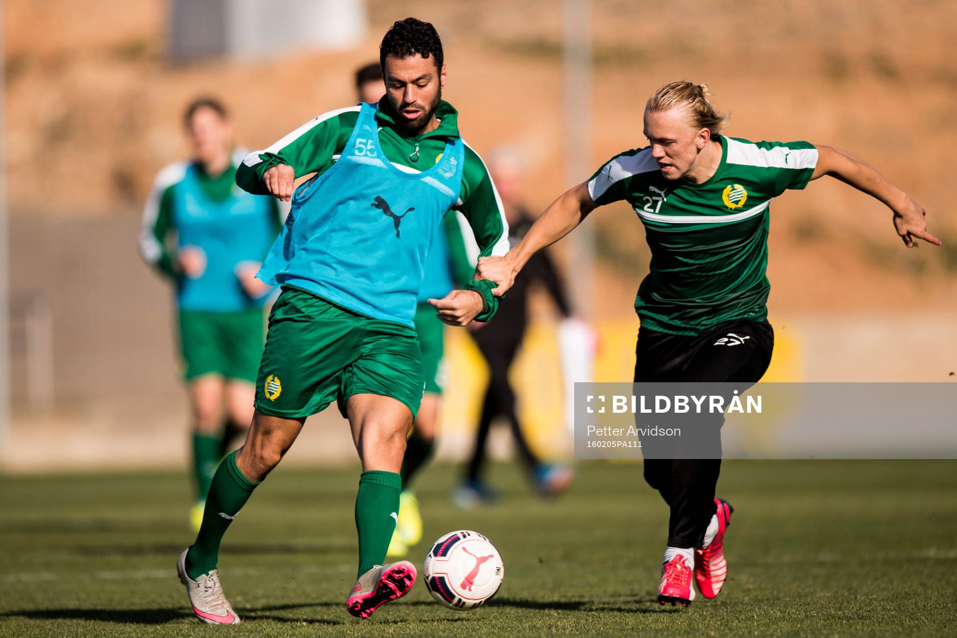 Hammarbys Imad Khalili och Isac Lidberg