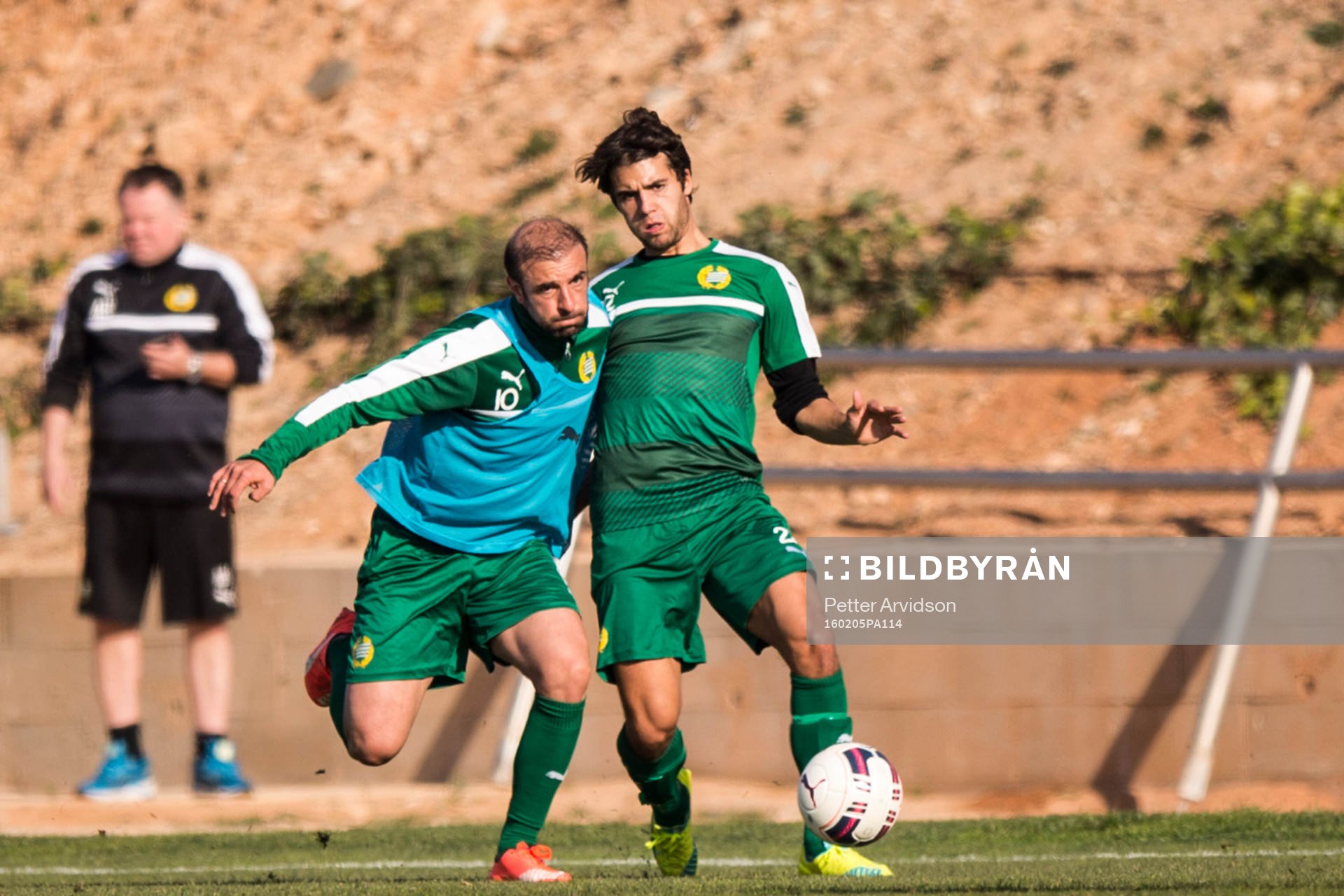 Hammarbys Kennedy Bakircioglu och Lars Fuhre