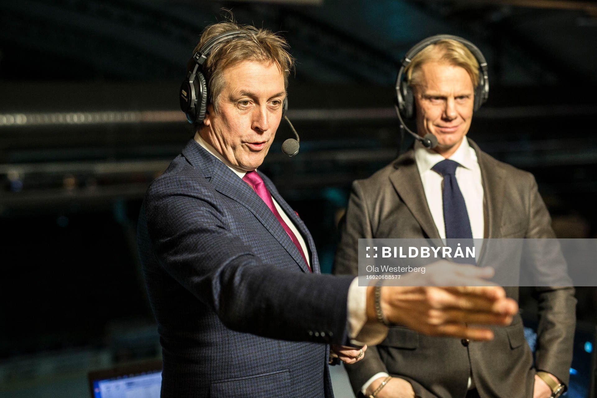 Cmores expertkommentatorer Åke Unger och Niklas Wikegård