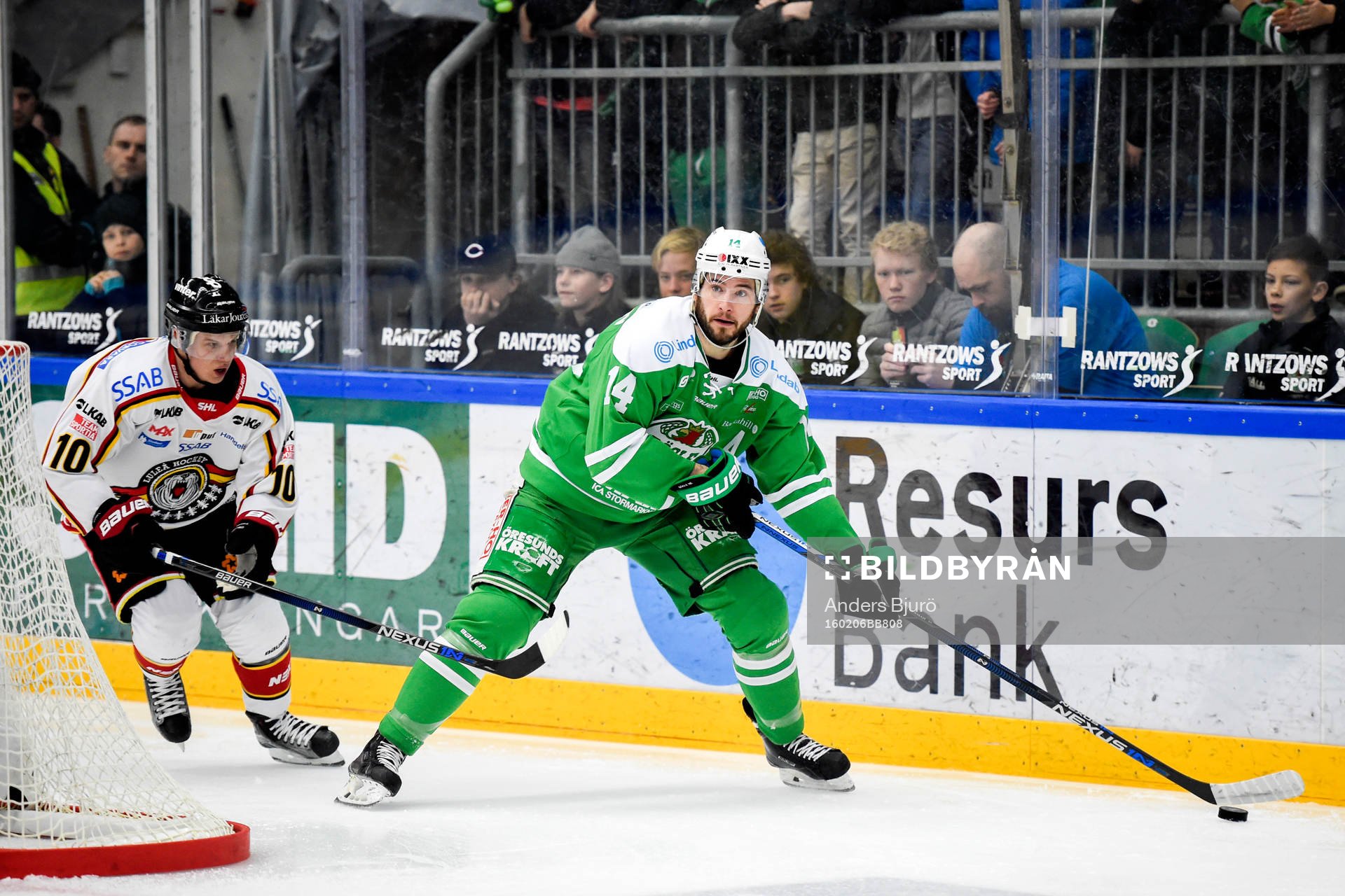 Luleås Toni Rajala och Rögles Jordan Smotherman