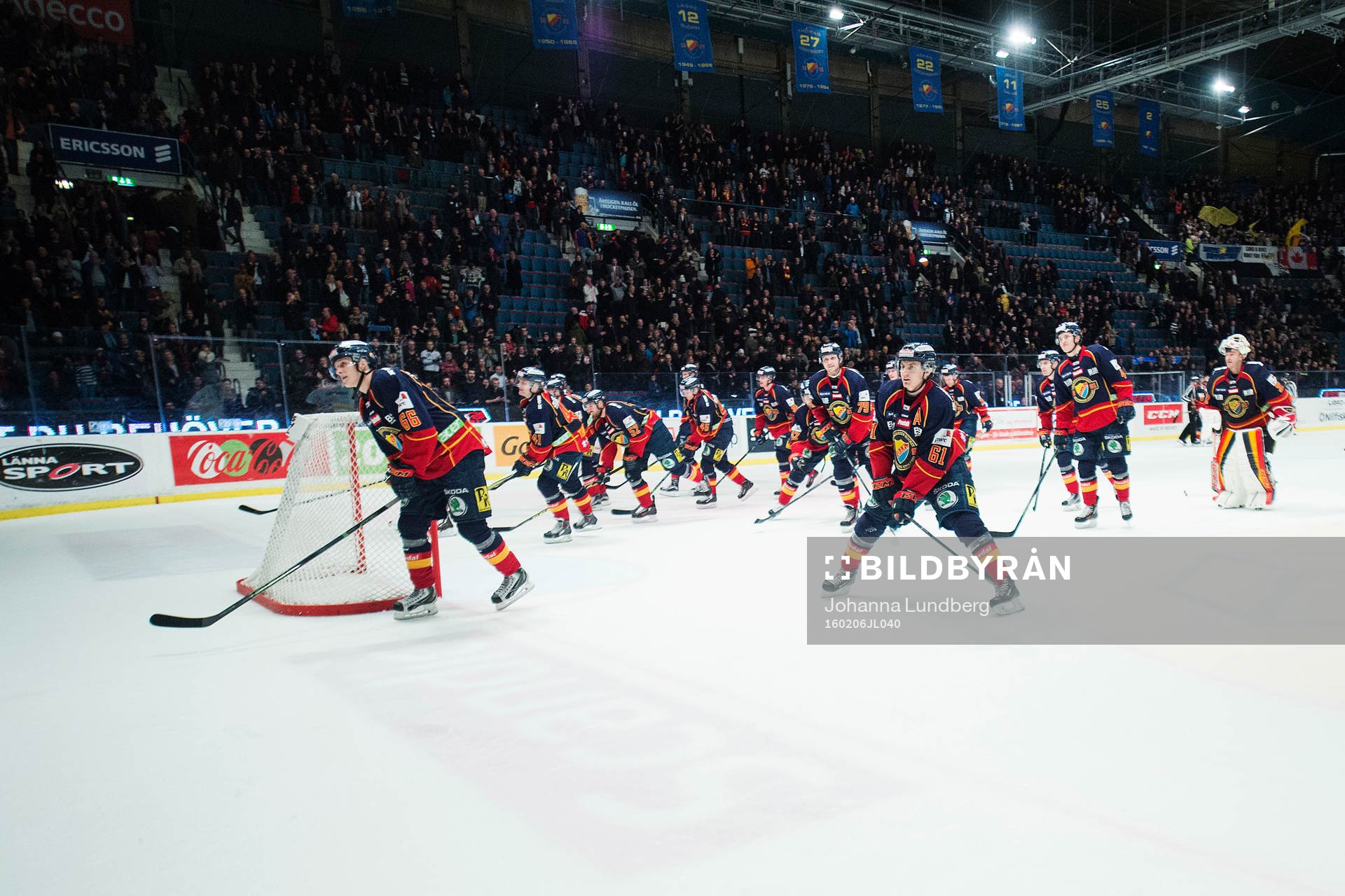 Djurgårdens spelare jublar