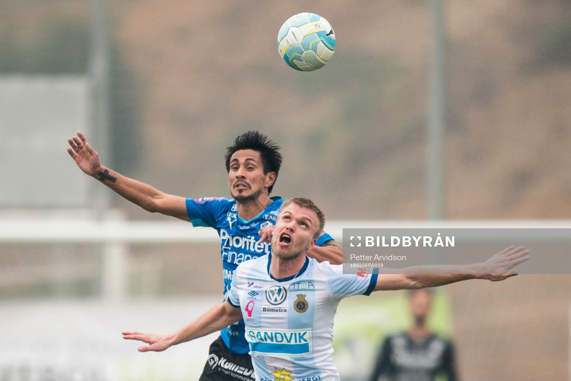 Halmstads Antonio Rojas och Gefles Robin Nilsson