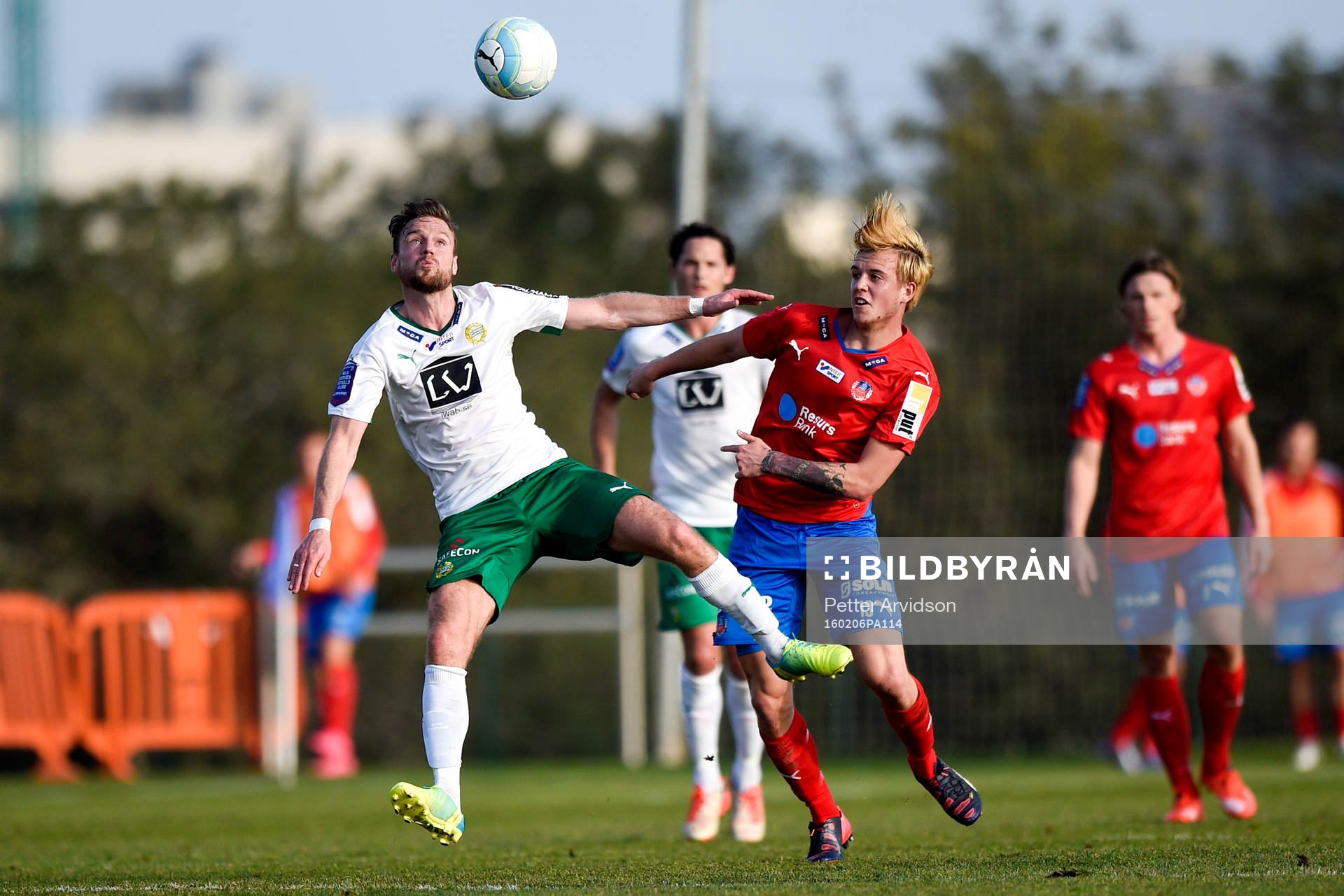 Hammarbys Arnor Smarason och Helsingborgs Alexander