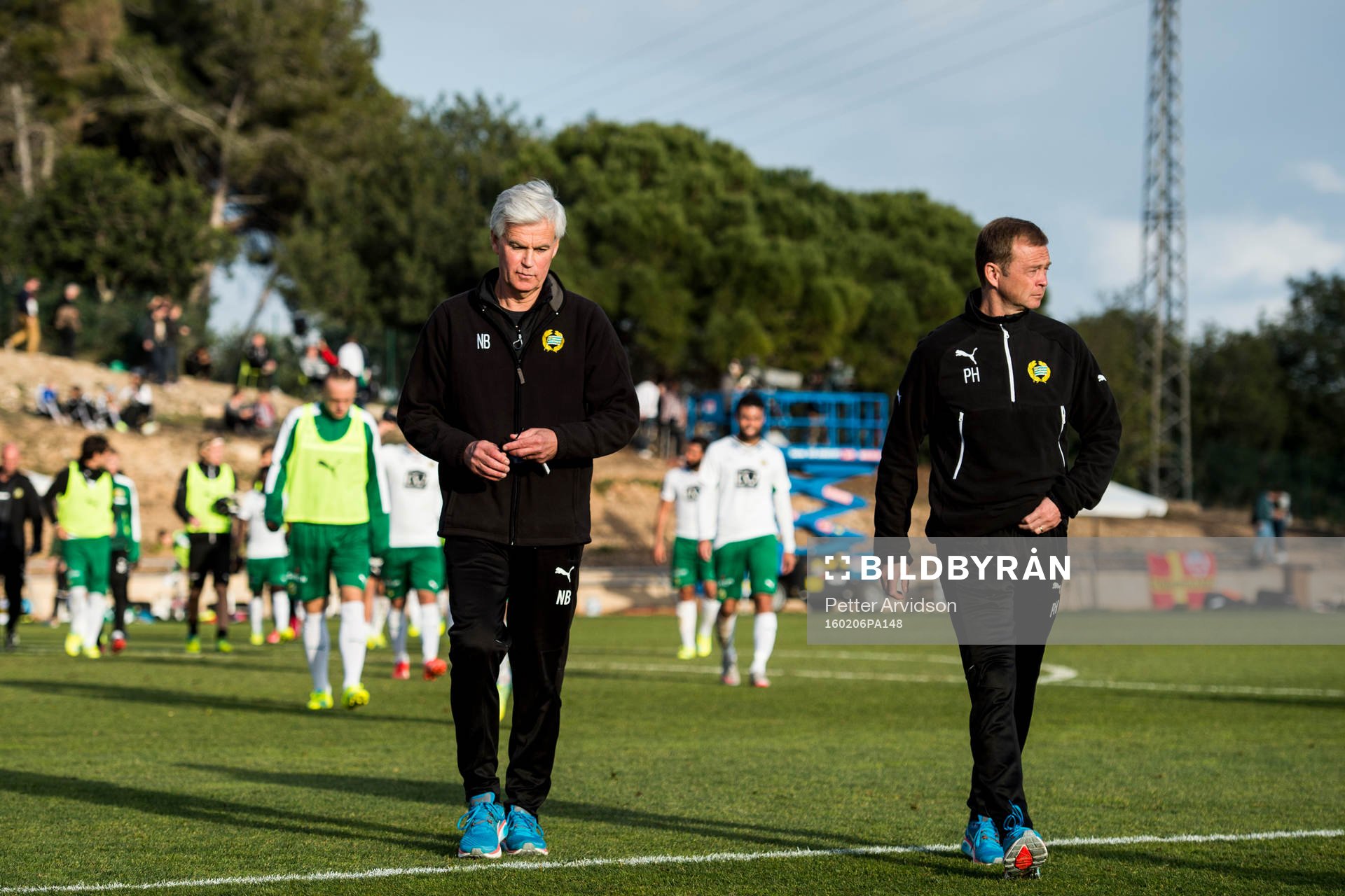 Hammarbys tränare Nanne Bergstrand deppar