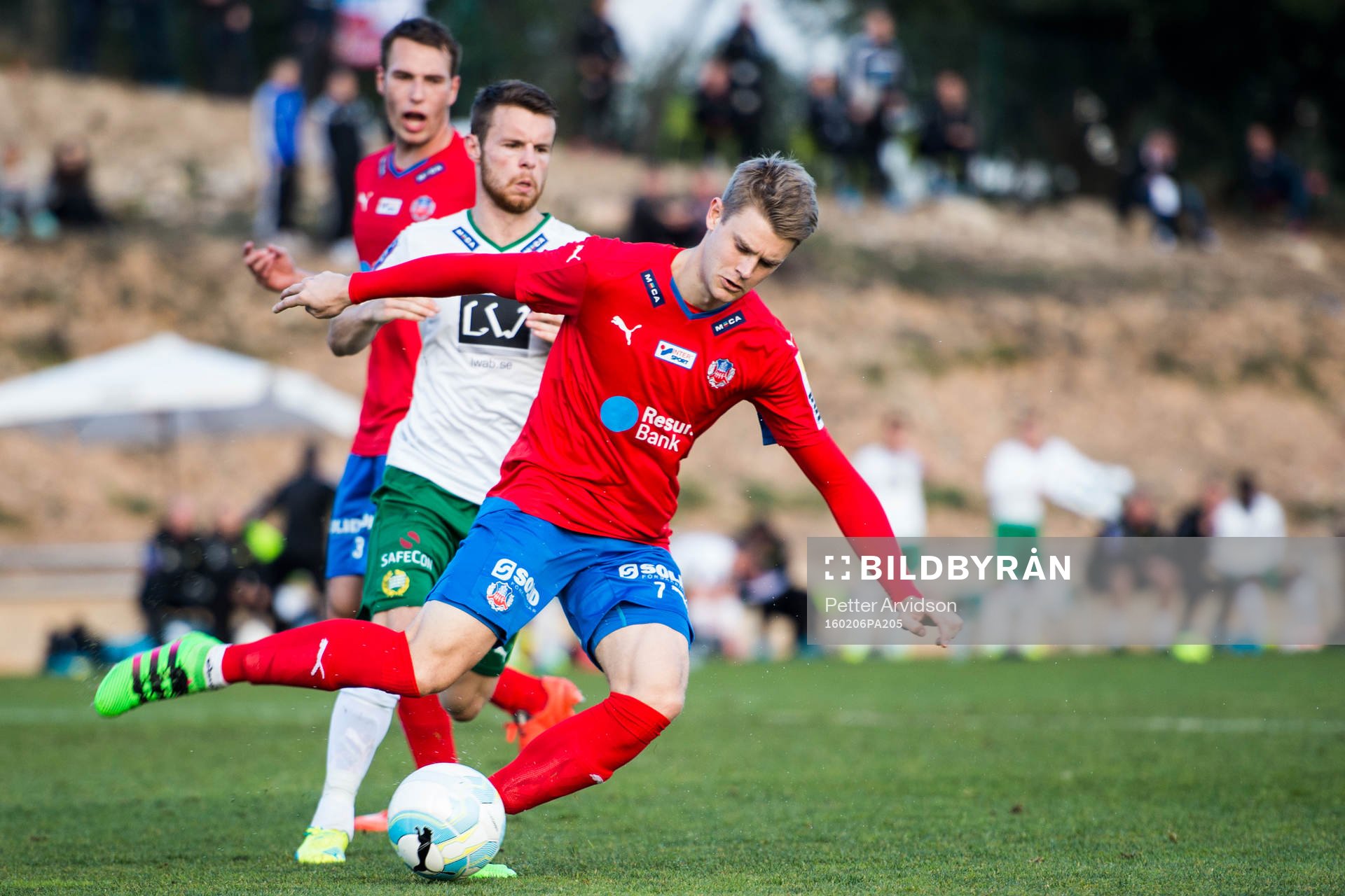 Helsingborgs Viktor Ljung och Hammarbys Måns Söderqvist