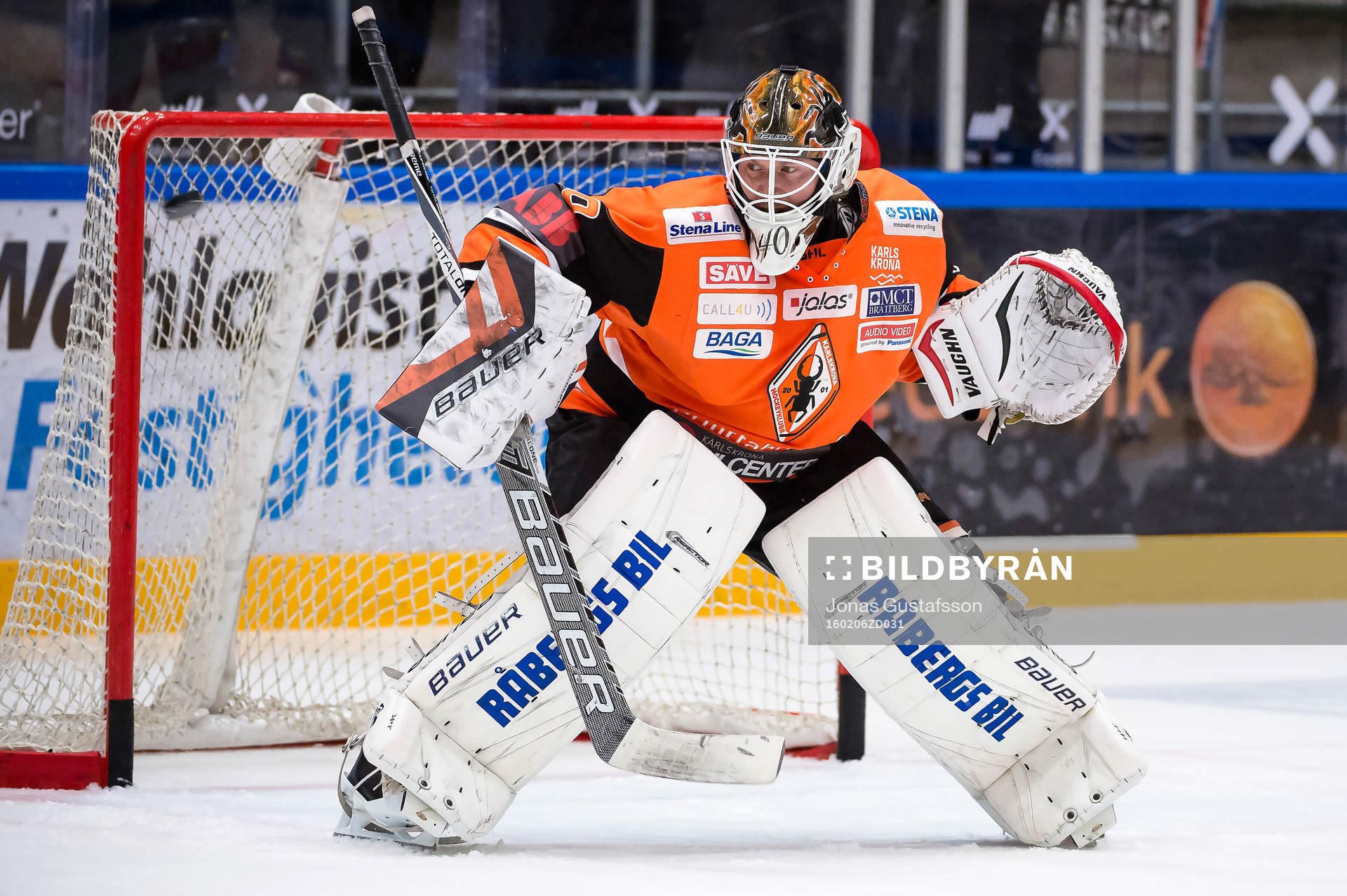 Karlskronas målvakt Johan Holmqvist