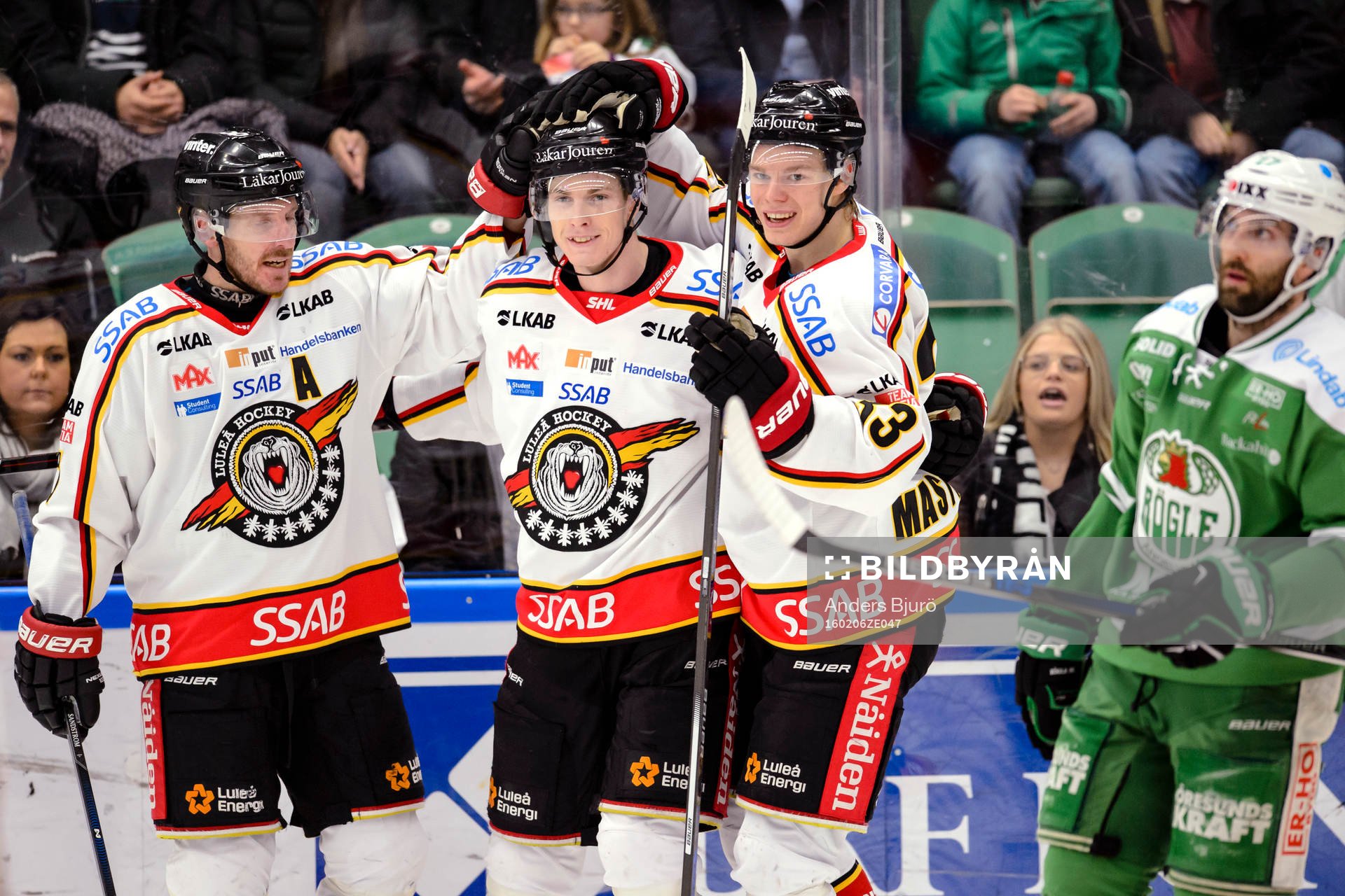 Luleås Jan Sandström (v) och Christopher Mastomäki (h)