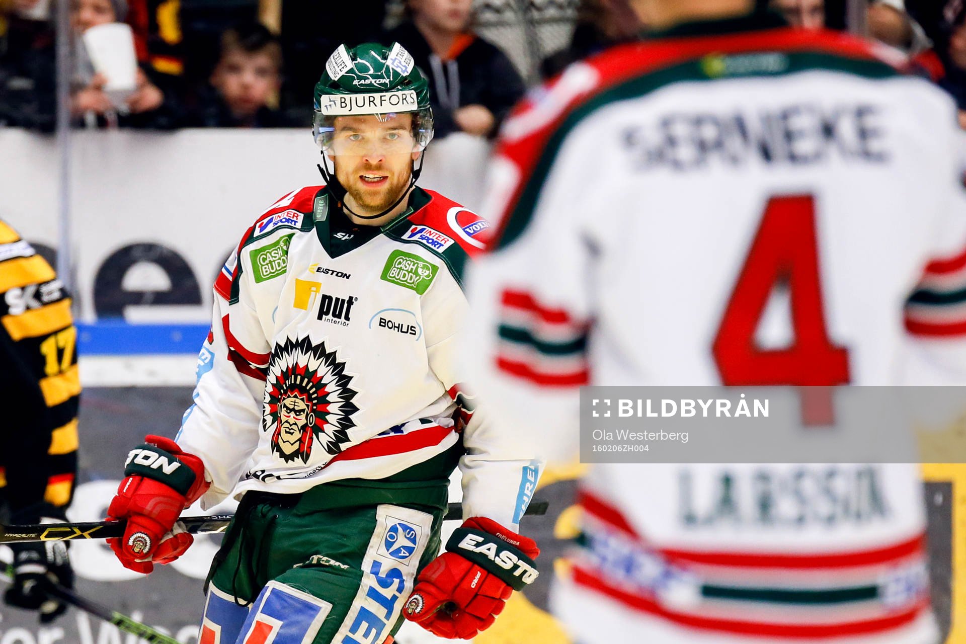 Frölundas Spencer Abbott jublar
