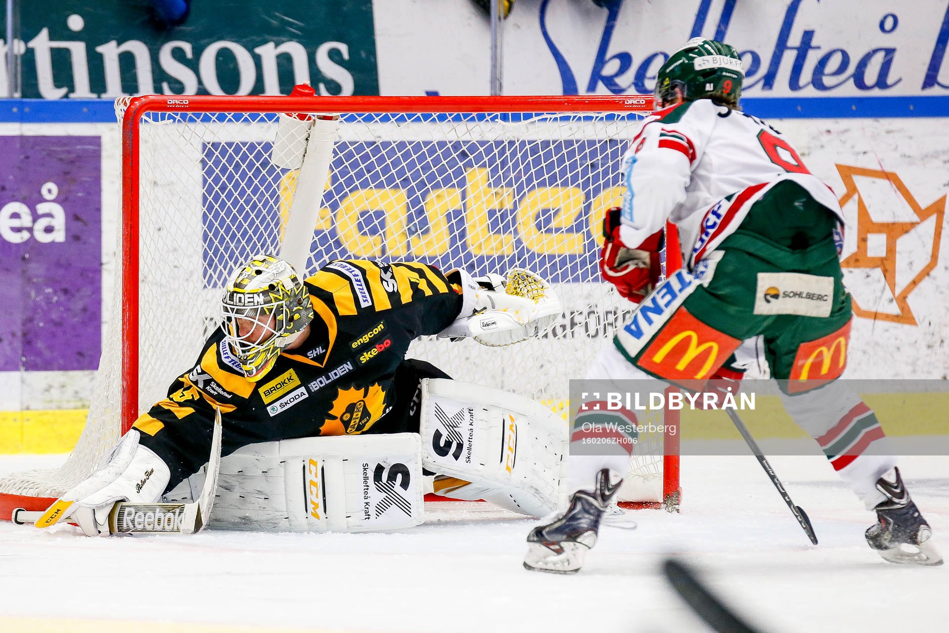 Skellefteås målvakt Markus Svensson