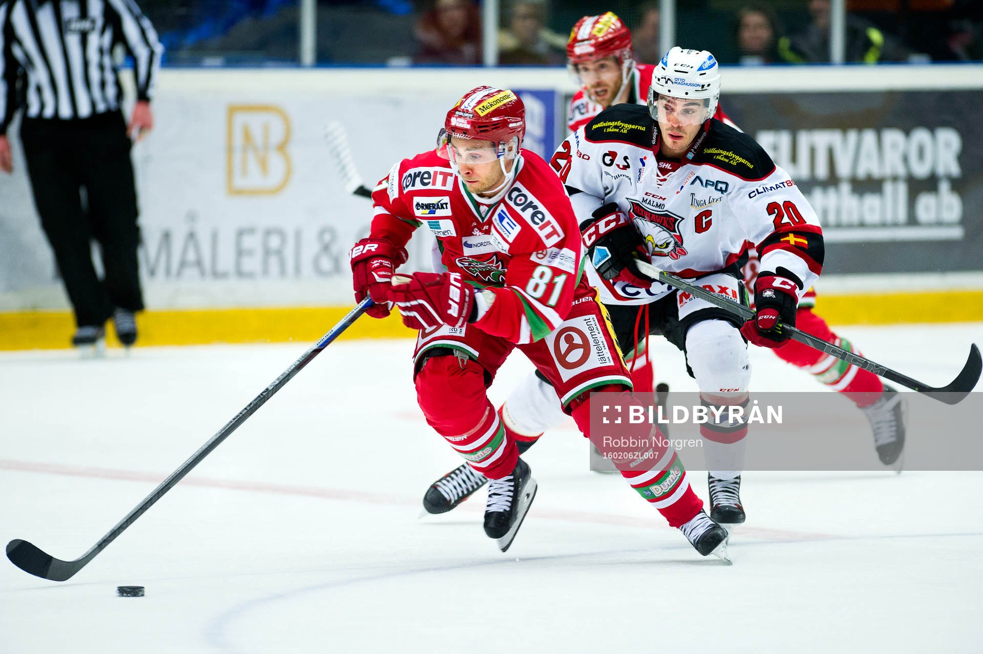 Modos Ilari Filppula och Malmös Henrik Hetta