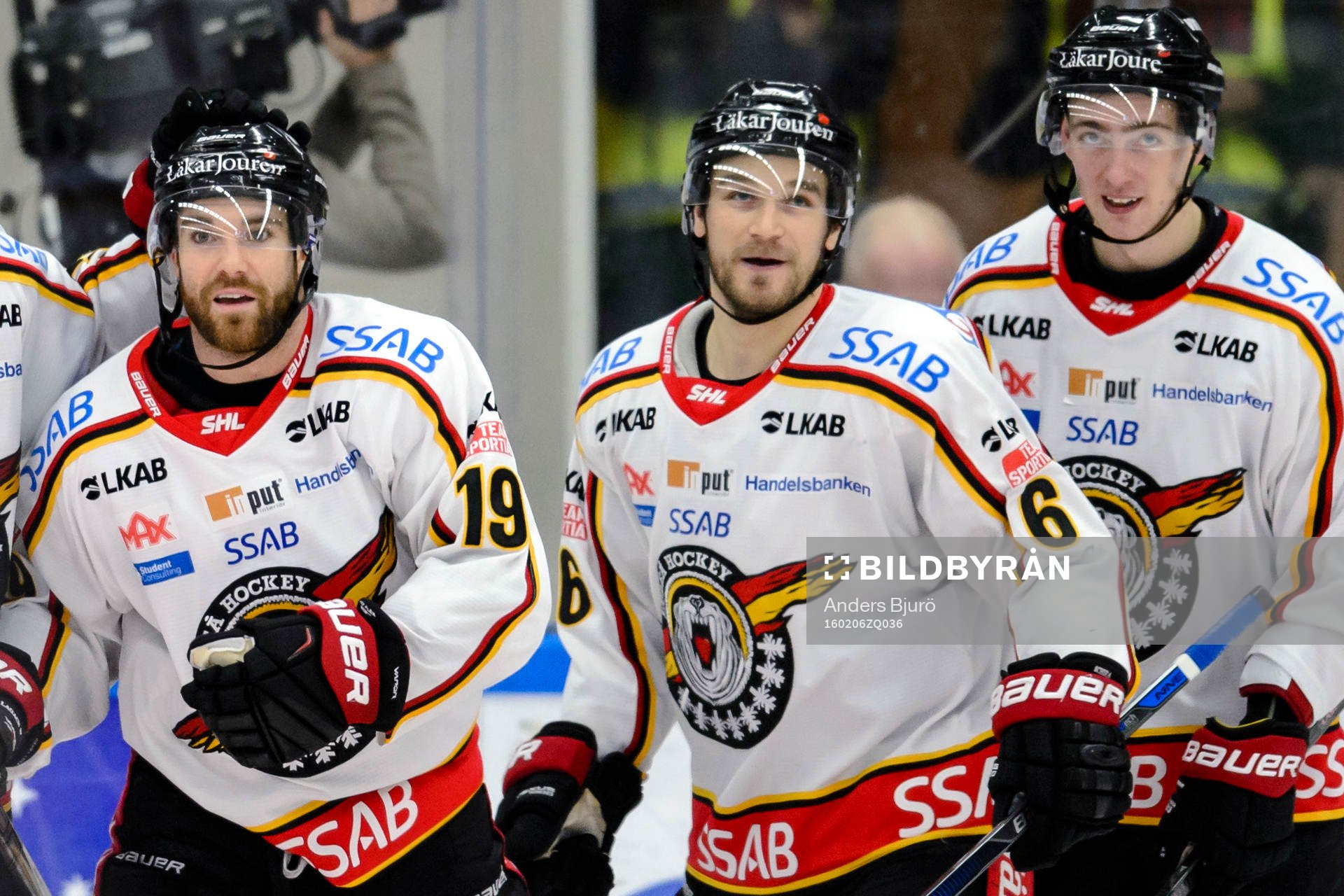 Luleås Jacob Lagace jublar