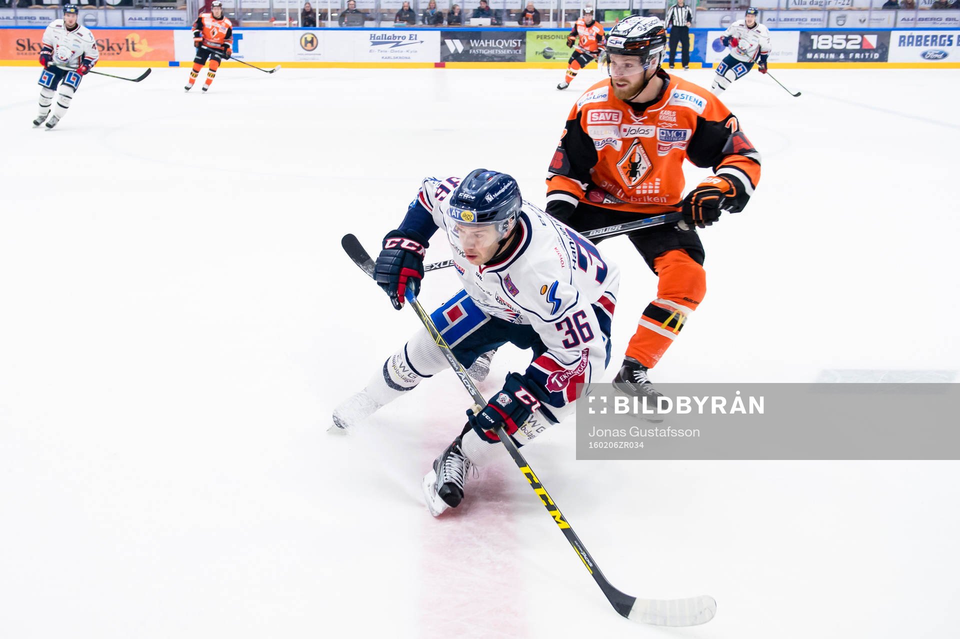 Linköpings Niklas Fogström och Karlskronas Joachim Rohdin