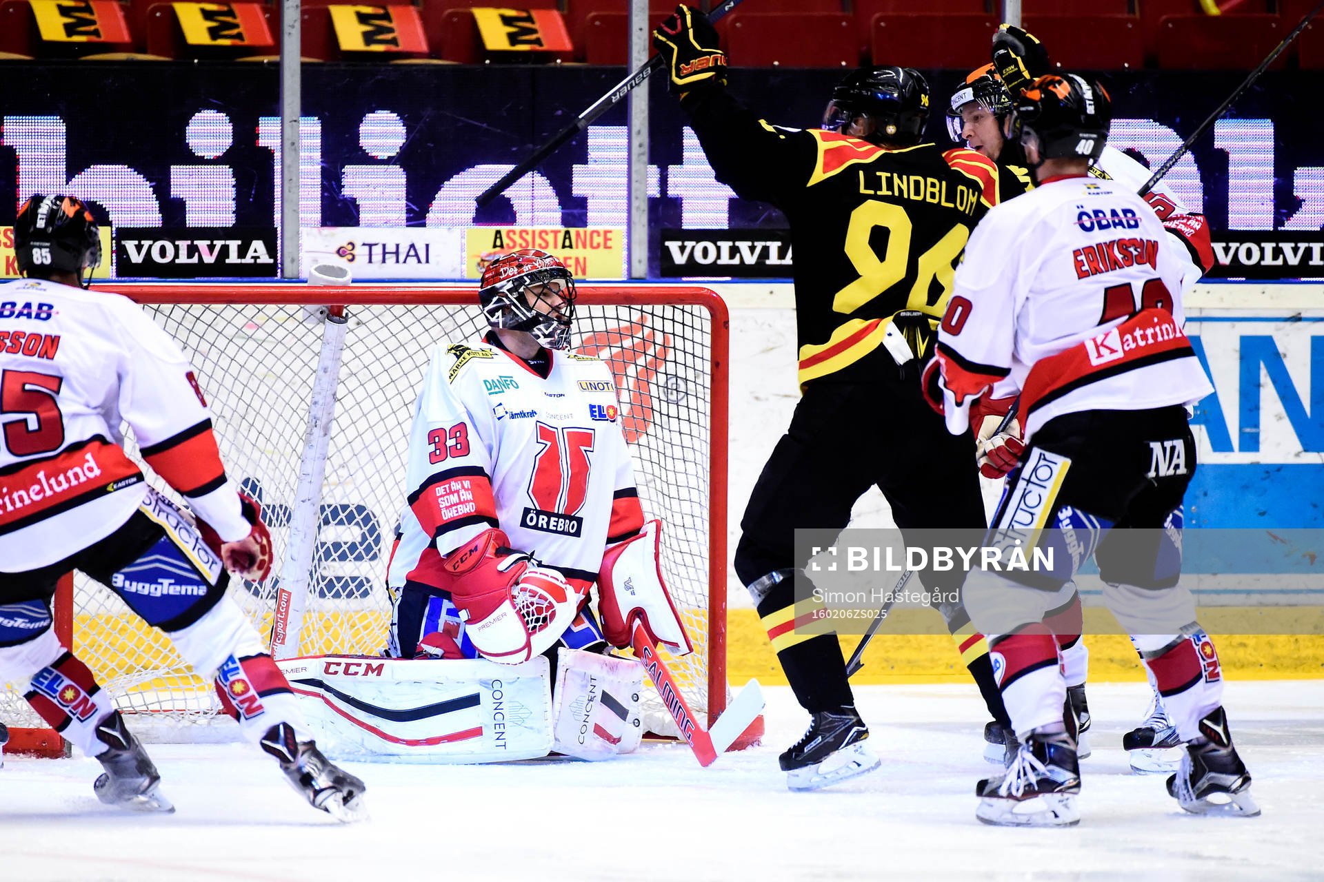 Brynäs Oskar Lindblom jublar