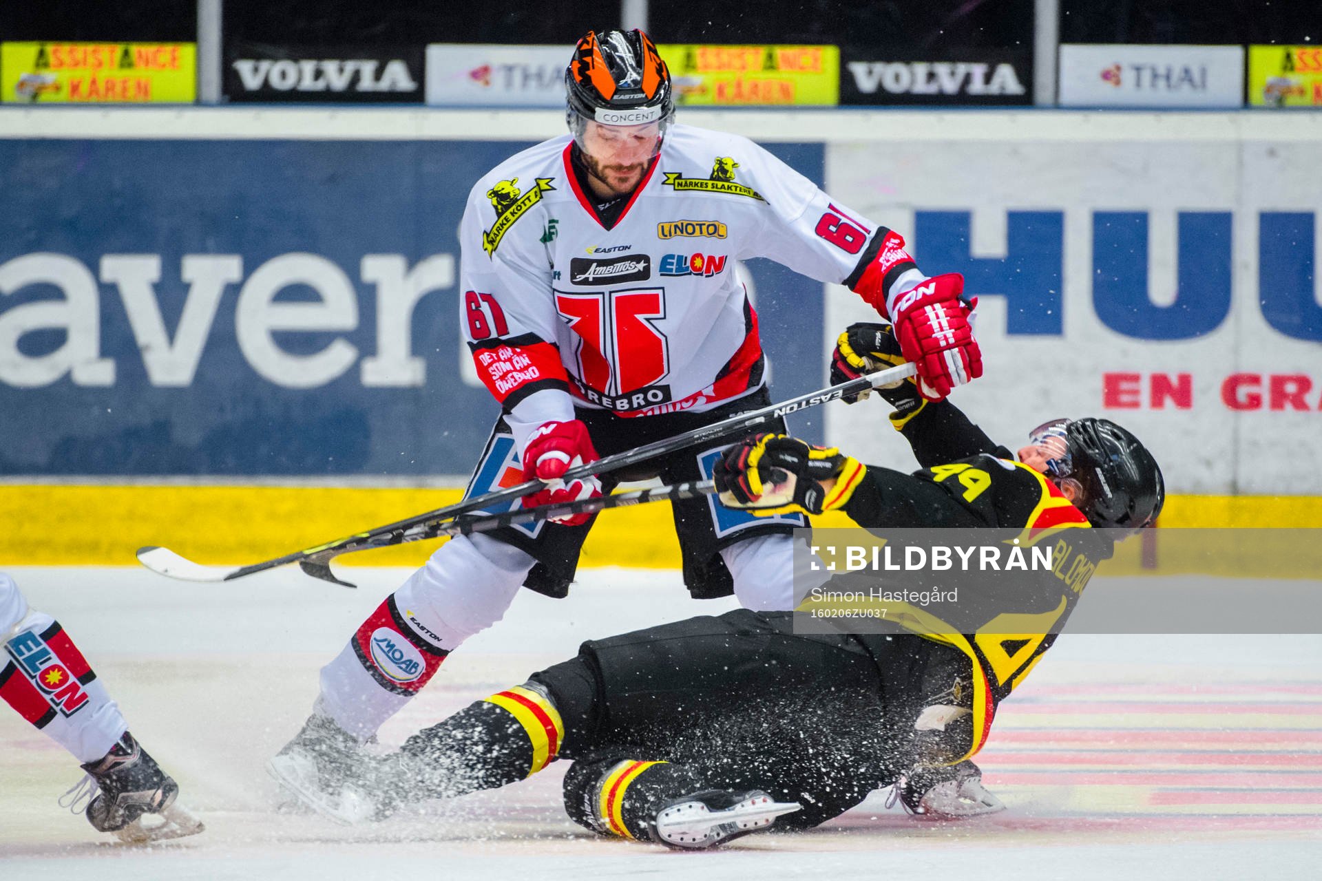 Örebros Justin Hodgman och Brynäs Jacob Blomqvist