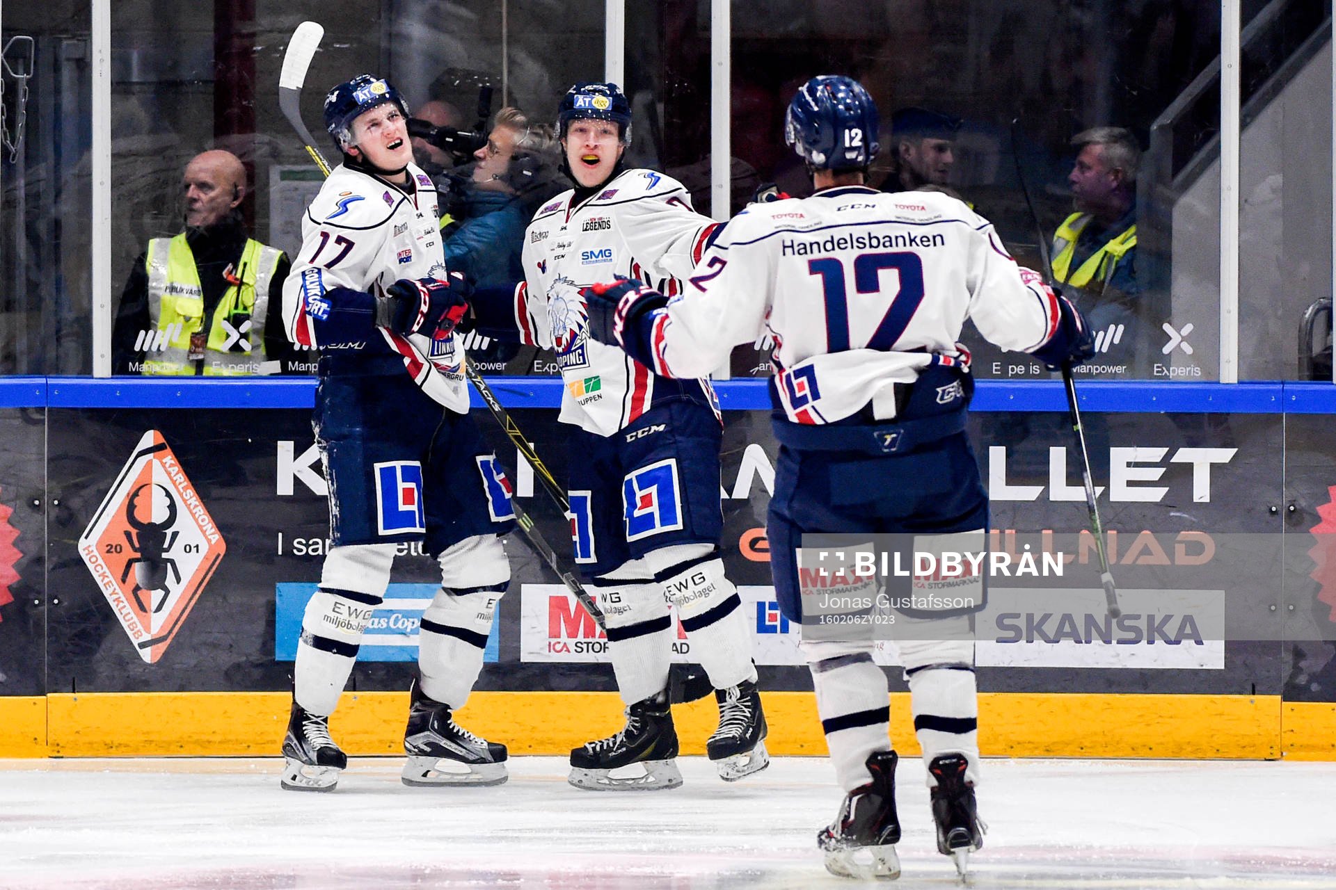 Linköpings Henrik Törnqvist jublar