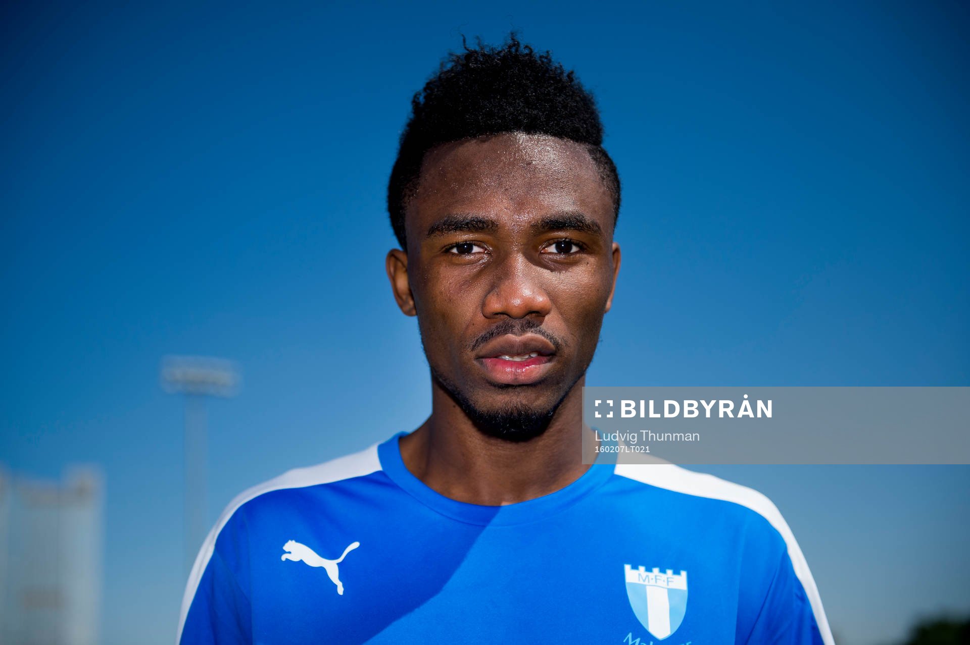 Malmö FFs provspelare Samuel Tetteh