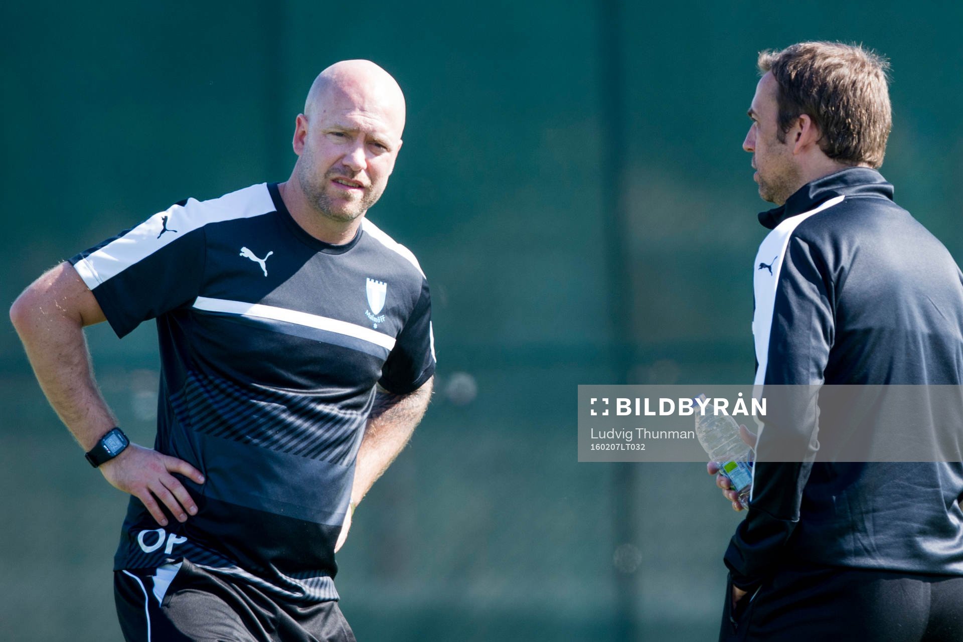 Malmö FFs assisterande tränare Olof Persson och tränare