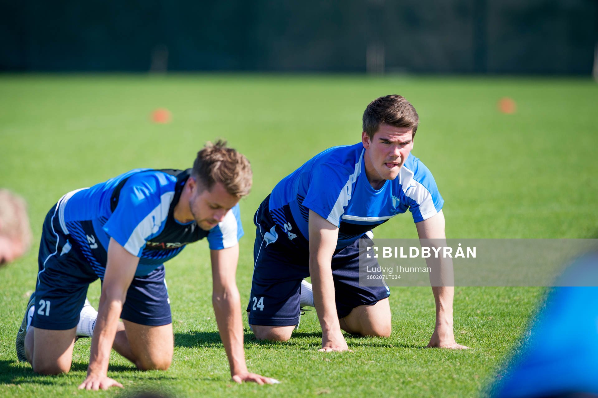 Malmö FFs Kári Árnason och Vidar Örn Kjartansson